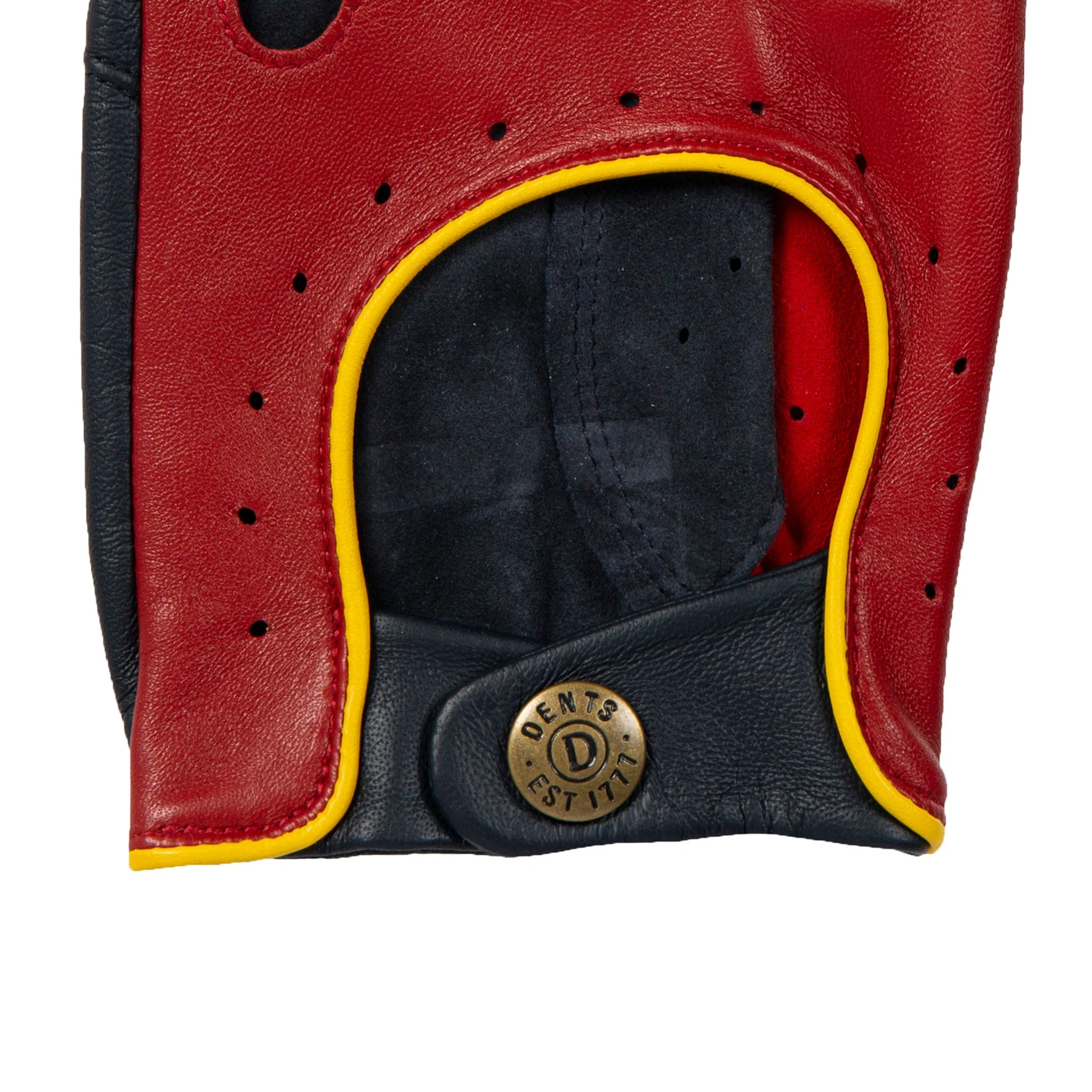 Men’s Touchscreen Three-Colour Leather Driving Gloves - Image 43