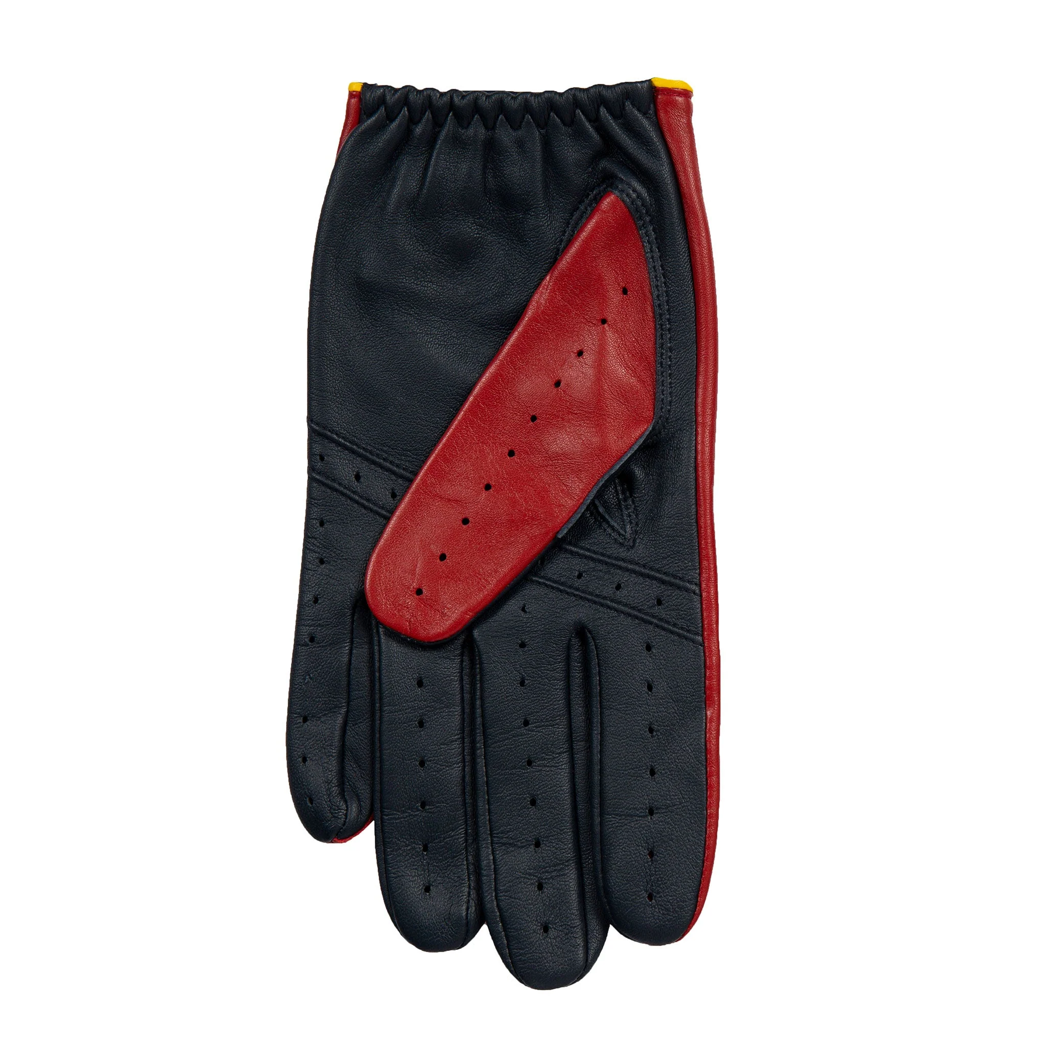 Men’s Touchscreen Three-Colour Leather Driving Gloves - Image 44