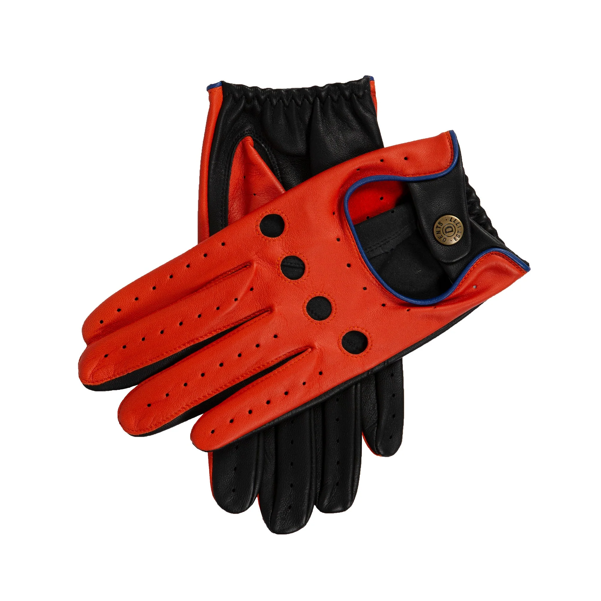 Men’s Touchscreen Three-Colour Leather Driving Gloves - Image 50