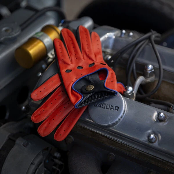 Men’s Touchscreen Three-Colour Leather Driving Gloves - Image 51