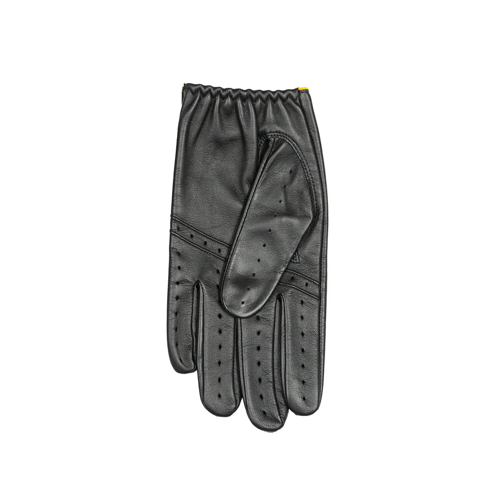 Men’s Touchscreen Three-Colour Leather Driving Gloves - Image 6