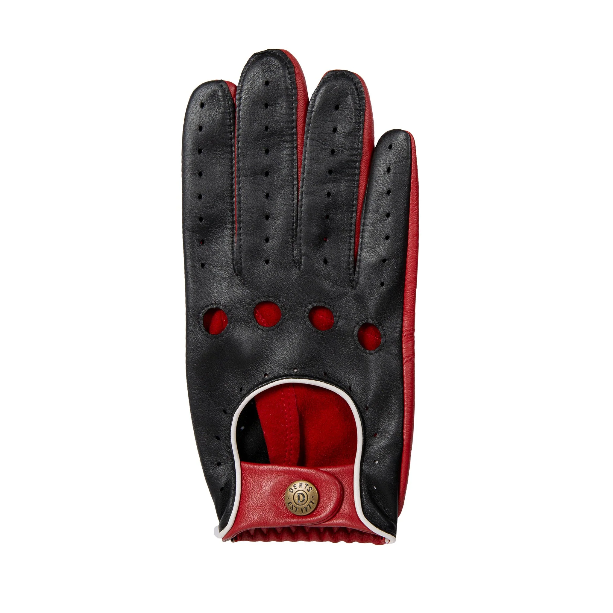 Men’s Touchscreen Three-Colour Leather Driving Gloves - Image 63