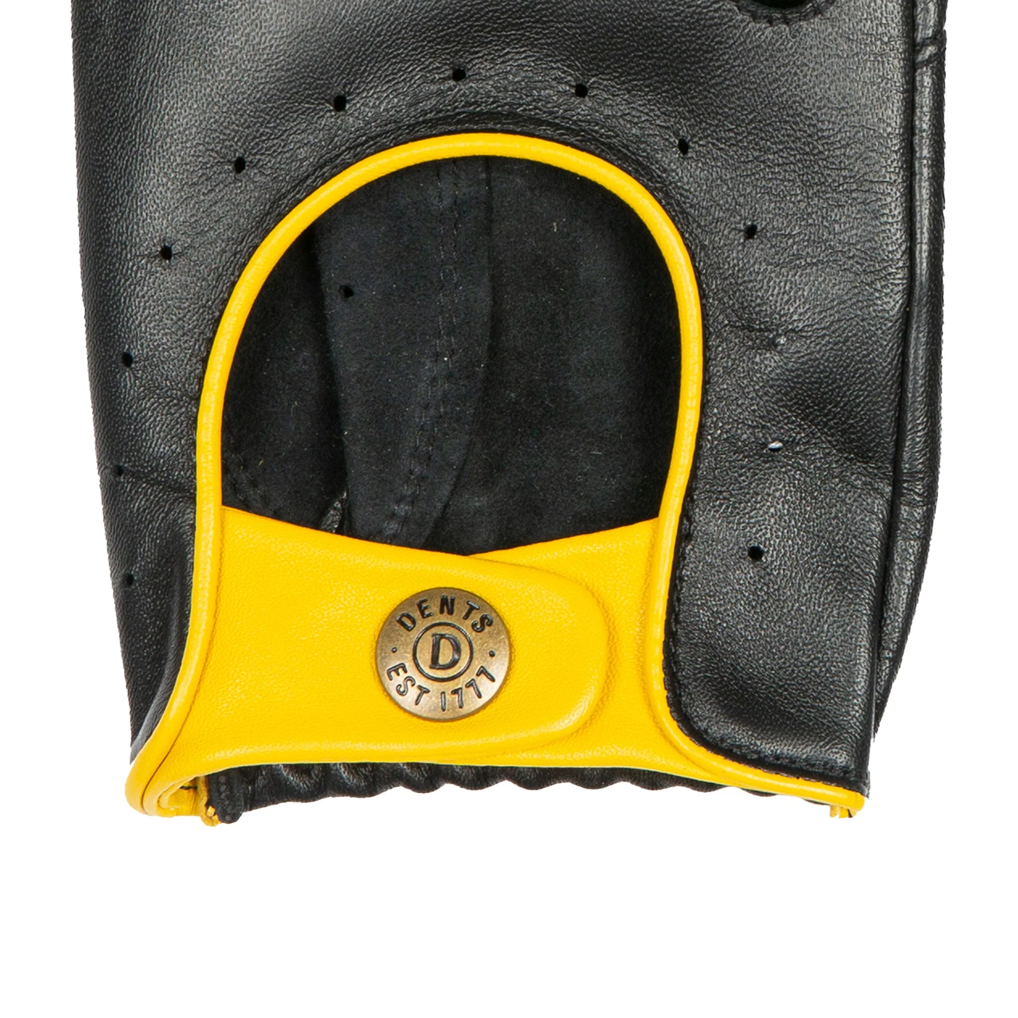 Men’s Touchscreen Three-Colour Leather Driving Gloves - Image 7