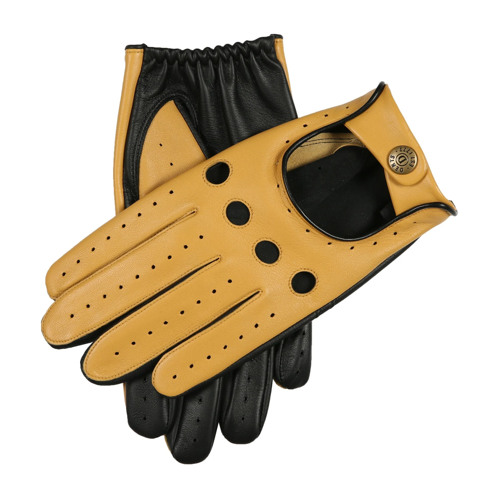 Men's Touchscreen Leather Driving Gloves - Image 11