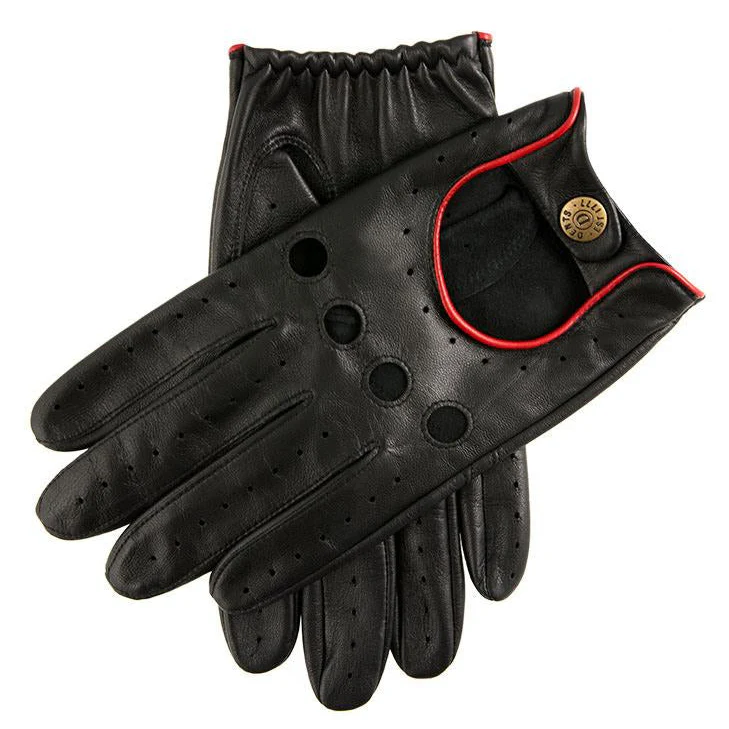 Men's Touchscreen Leather Driving Gloves - Image 4
