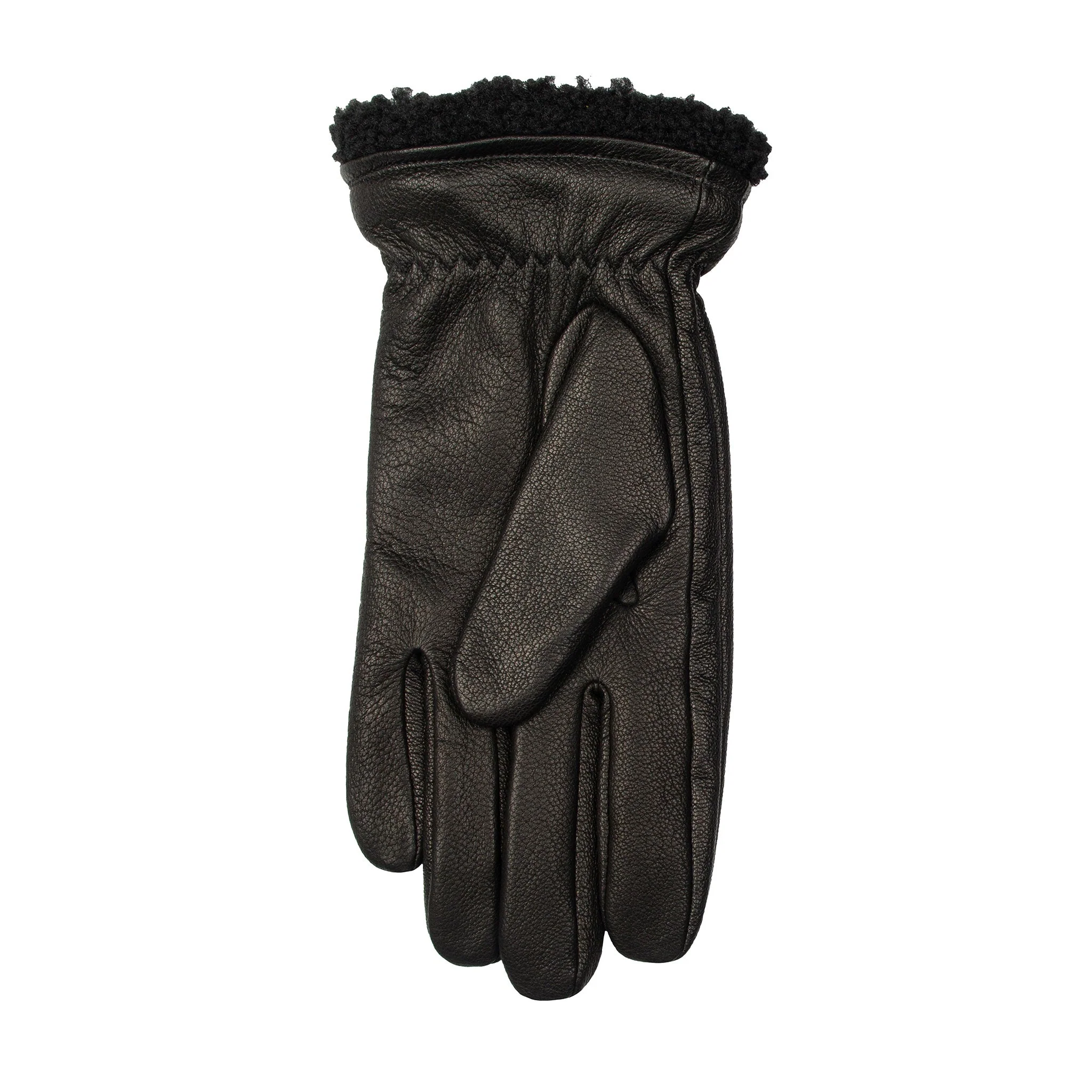 Men's Touchscreen Water-Resistant Three-Point Fleece-Lined Imitation Deerskin Leather Gloves - Image 17