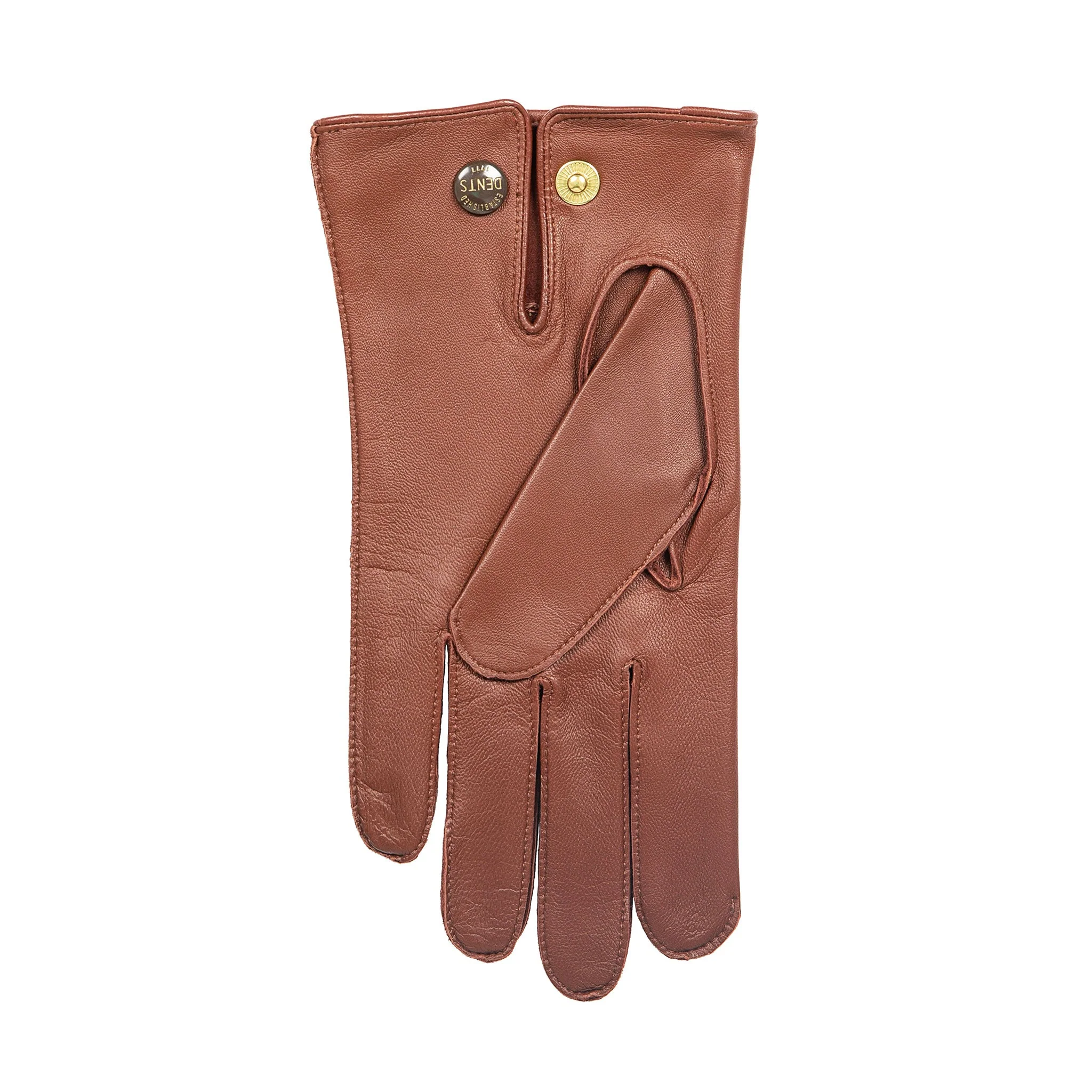 Men's Three-Point Leather Officer's Gloves - Image 15