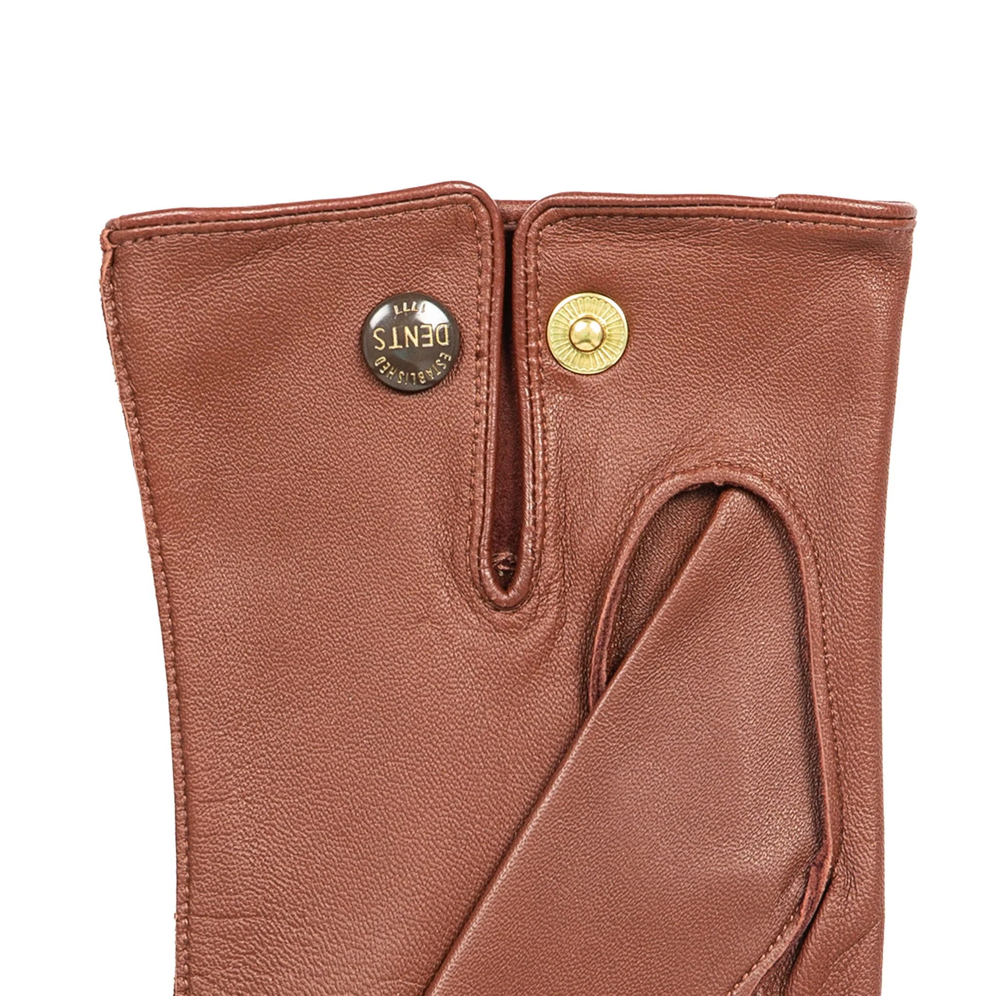 Men's Three-Point Leather Officer's Gloves - Image 16