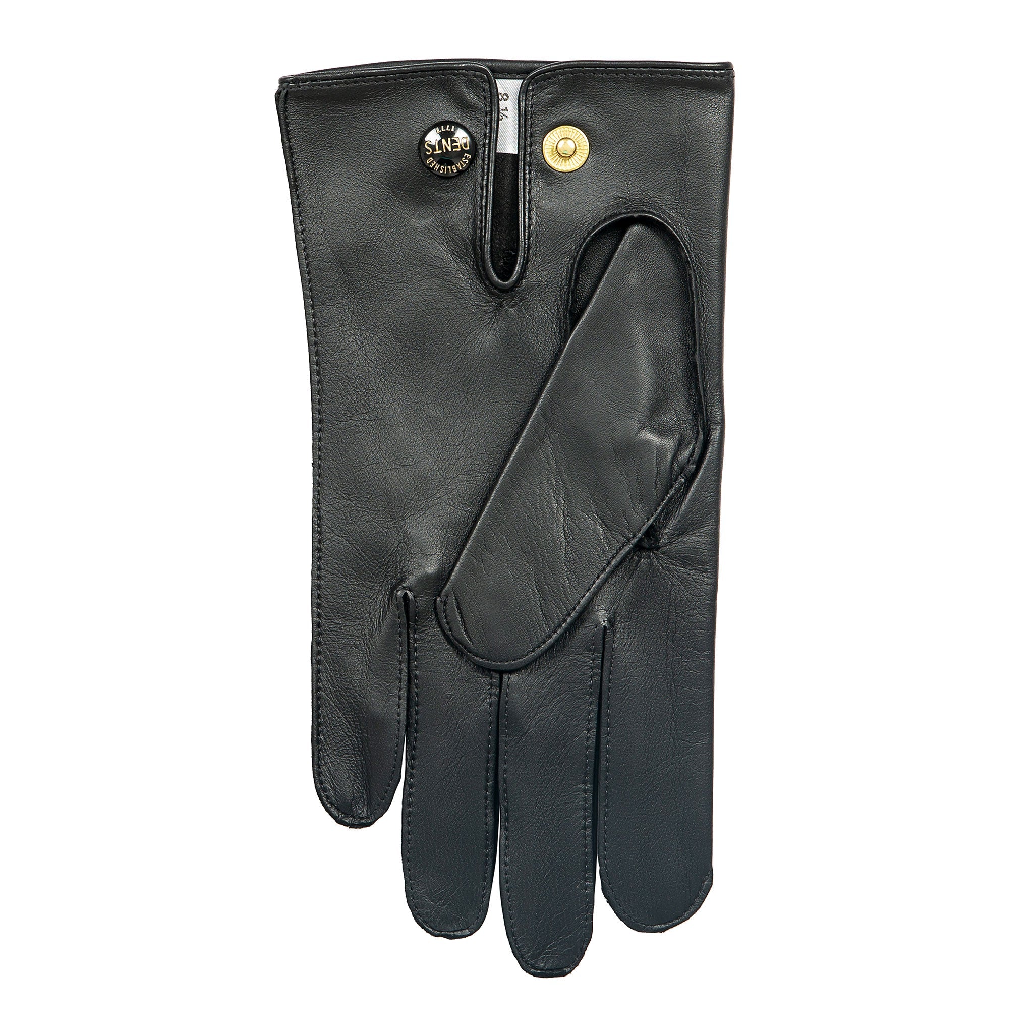 Men's Three-Point Leather Officer's Gloves - Image 5