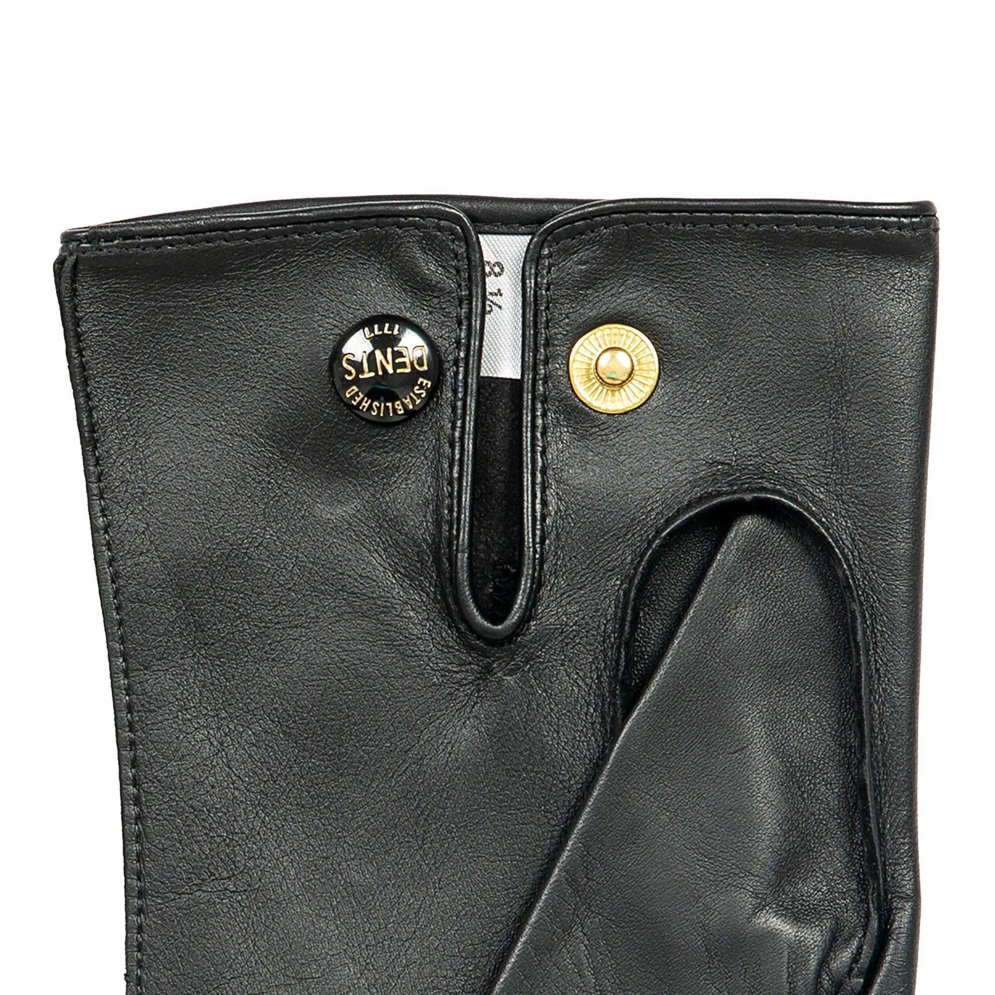 Men's Three-Point Leather Officer's Gloves - Image 6