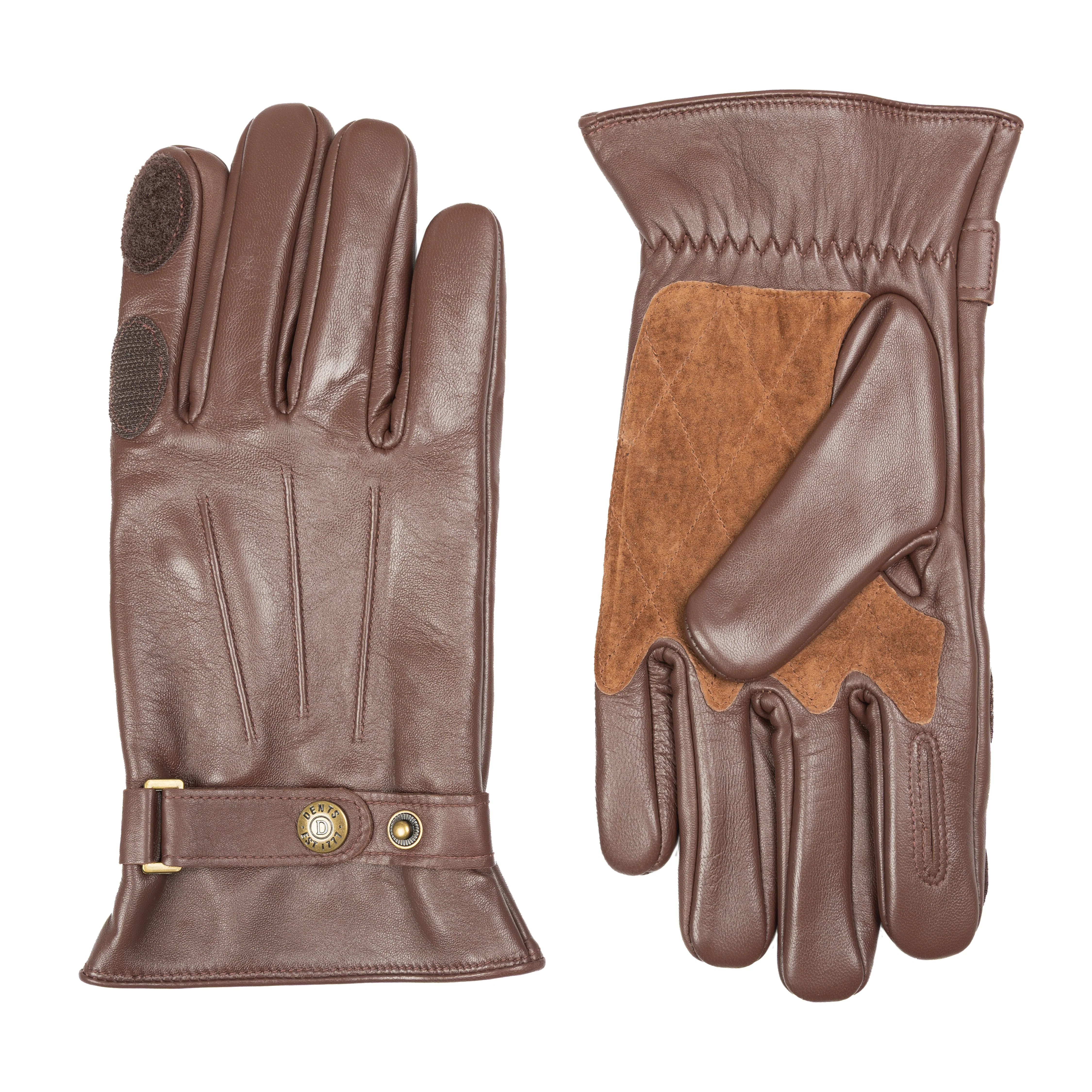 Men's Water-Resistant Nomex-Lined Leather Shooting Gloves with Suede Palm - Image 2