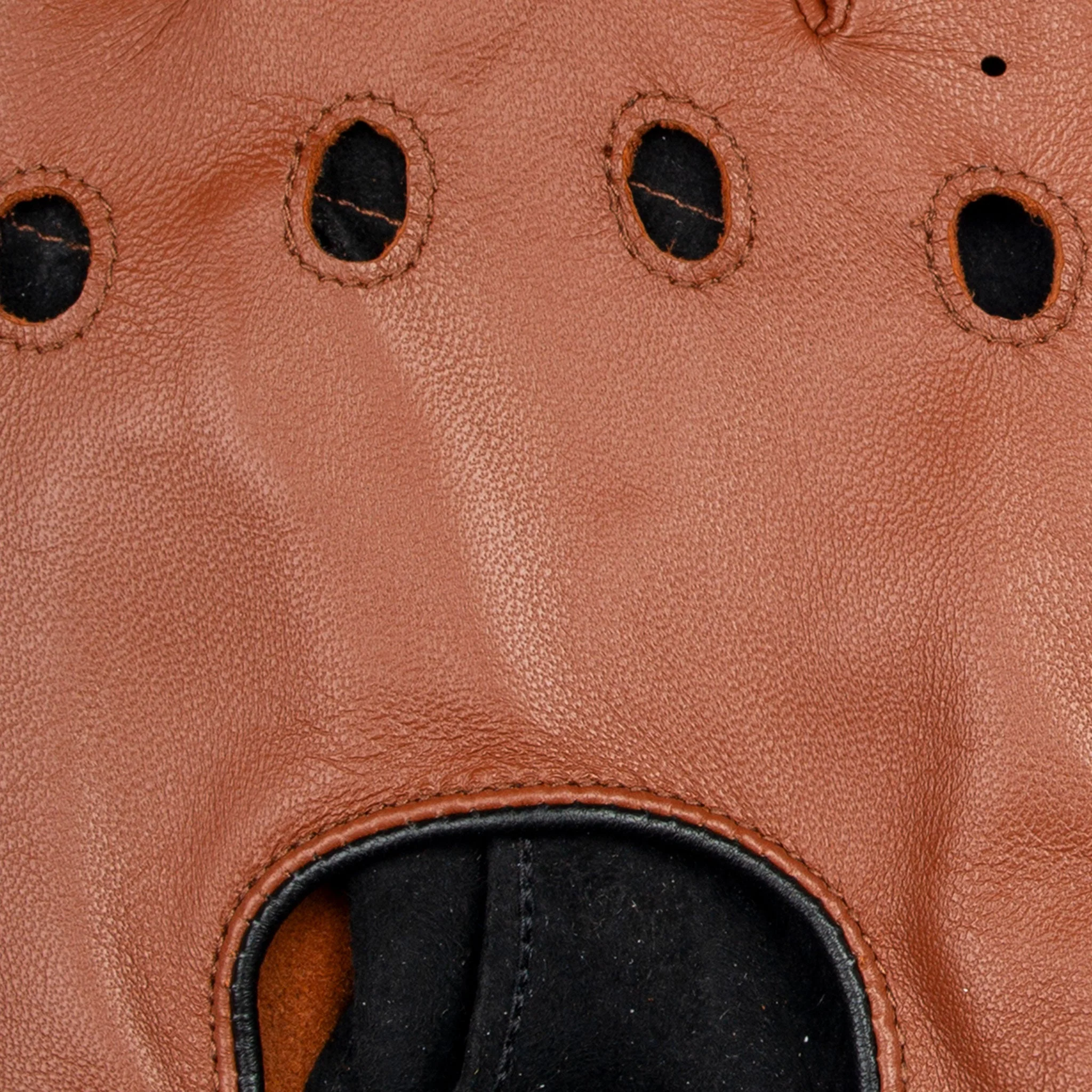Men's Water-Resistant Two-Colour Leather Driving Gloves - Image 20