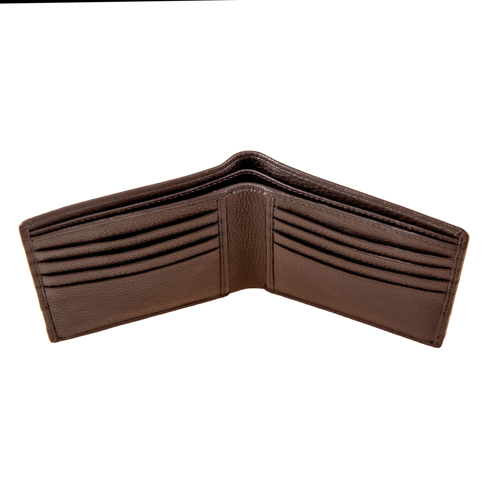 Men's Pebble Grain Leather Bifold Wallet with RFID Blocking - Image 3