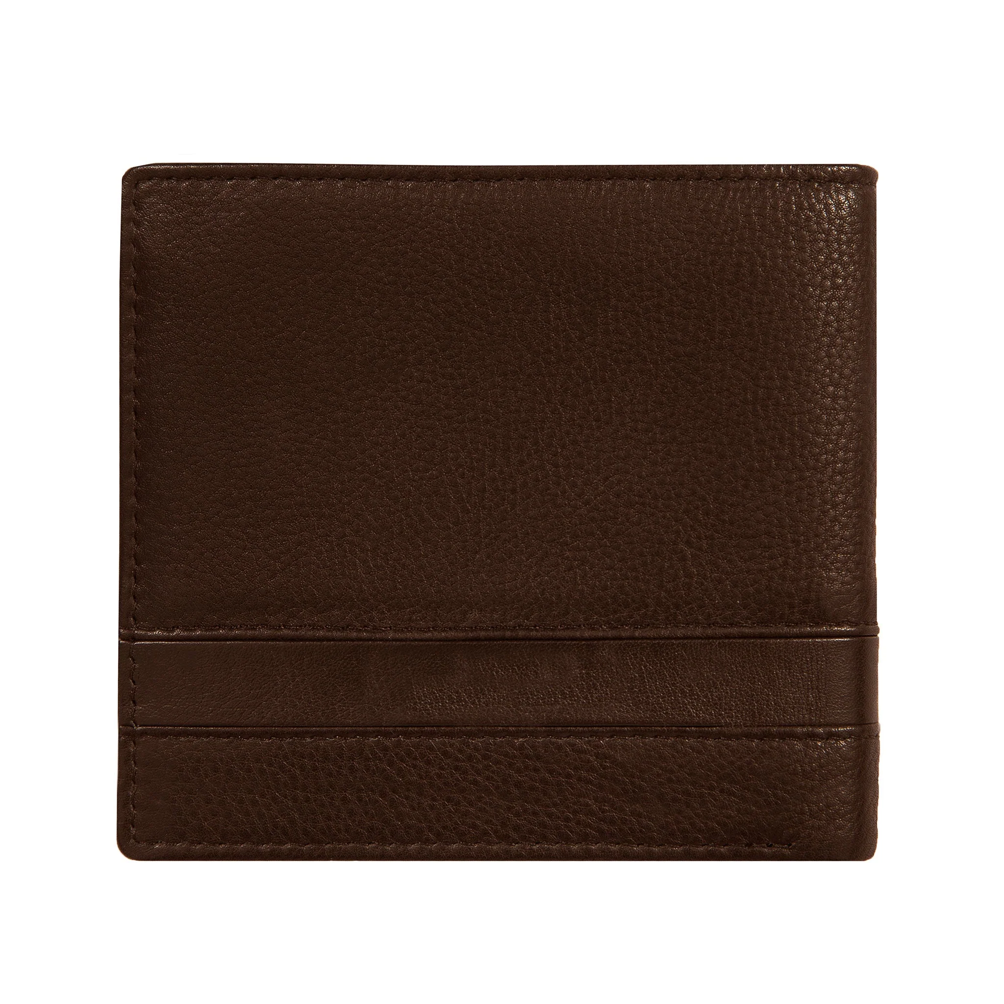 Men's Pebble Grain Leather Bifold Wallet with RFID Blocking and Coin Purse - Image 3
