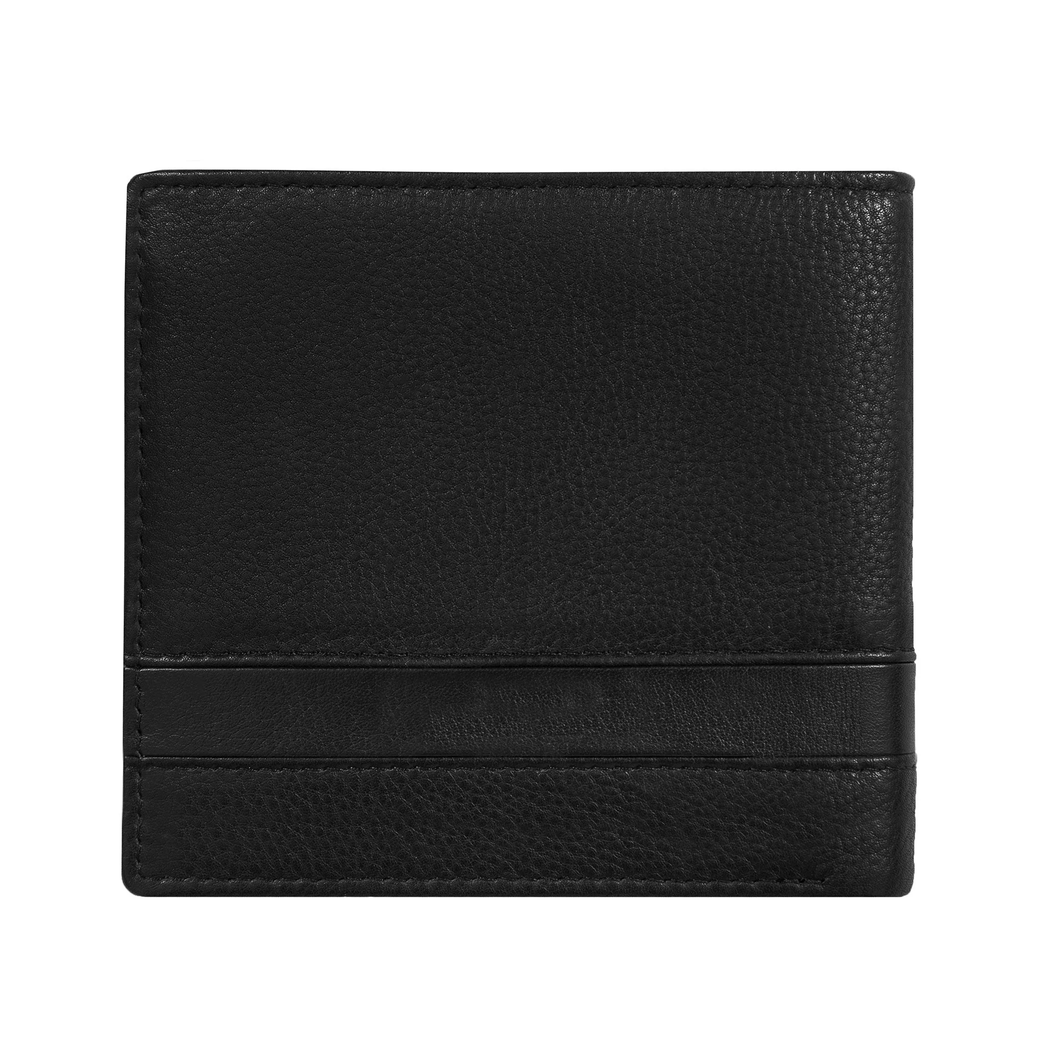 Men's Pebble Grain Leather Bifold Wallet with RFID Blocking and Coin Purse - Image 8