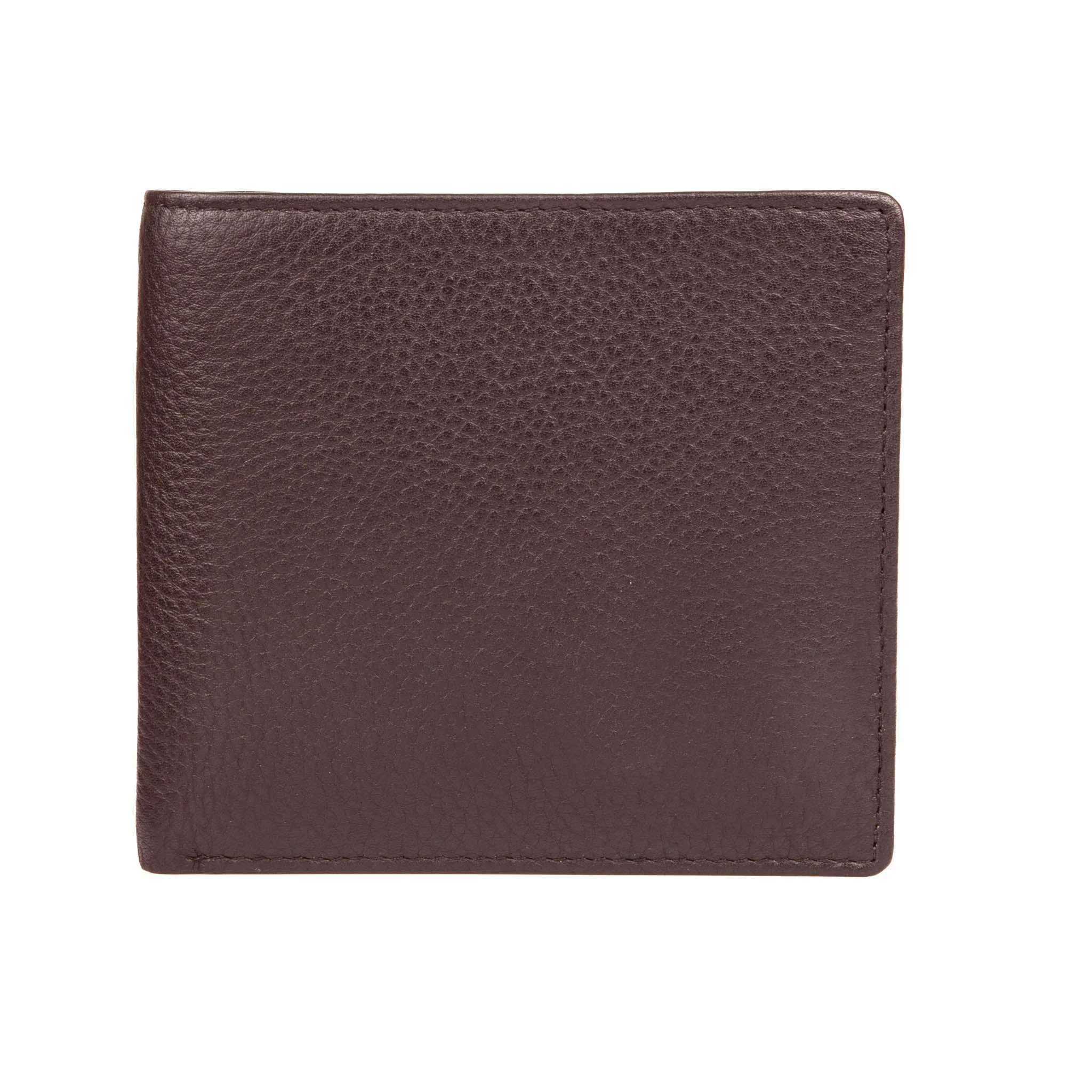 Men's Slim Pebble Grain Leather Bifold Wallet with RFID Blocking - Image 12