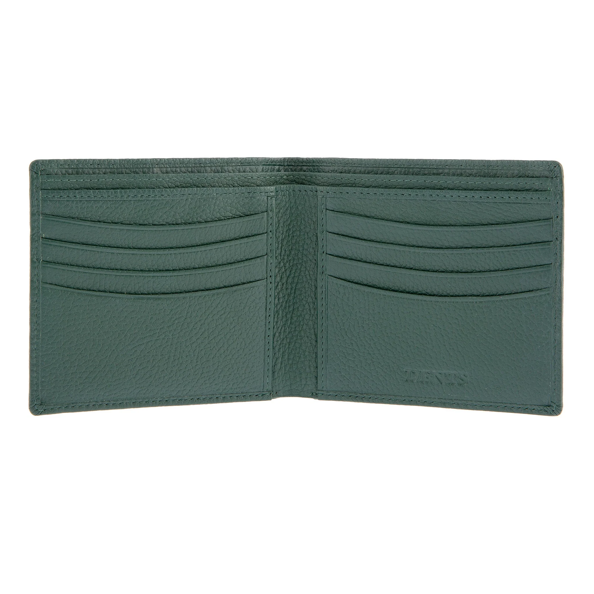 Men's Slim Pebble Grain Leather Bifold Wallet with RFID Blocking - Image 15