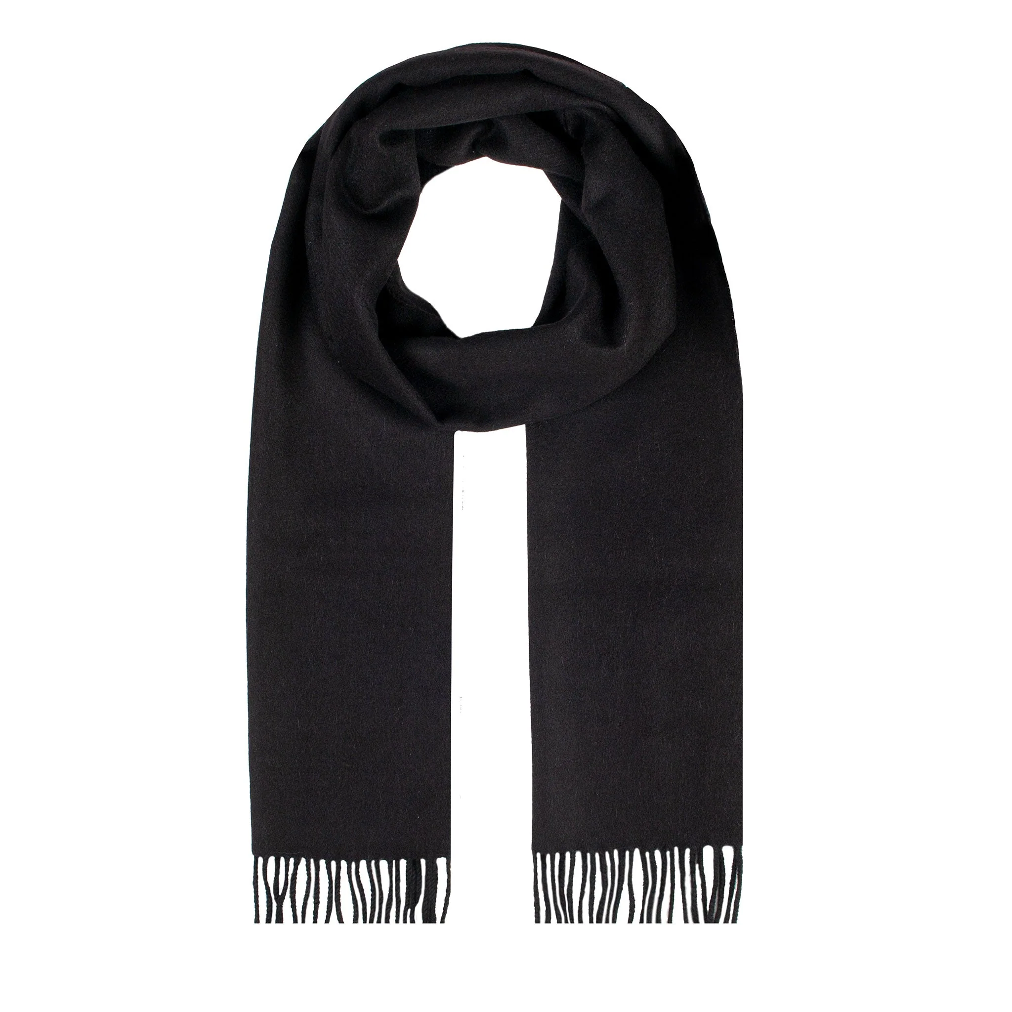 Heritage Plain Cashmere Scarf with Tassels and Gift Box - Image 33