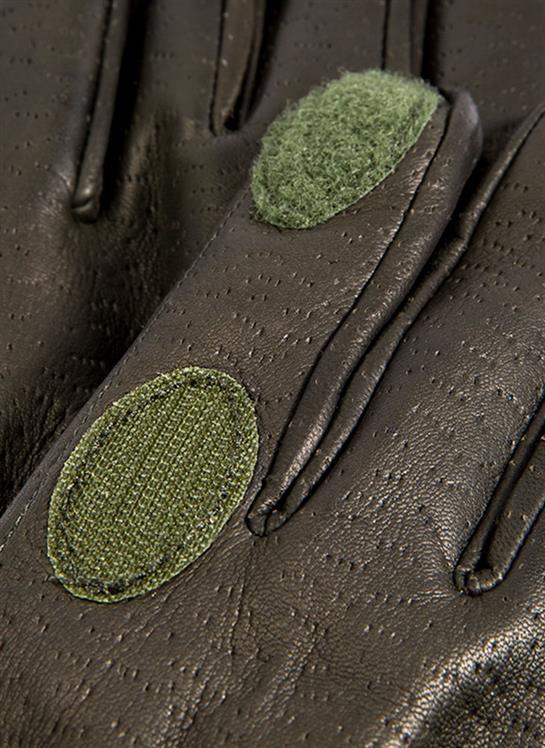 Men's Heritage Water-Resistant Half Fleece-Lined Right Hand Leather Shooting Gloves - Image 3