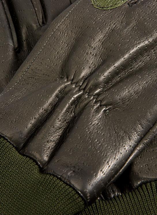 Men's Heritage Water-Resistant Half Fleece-Lined Right Hand Leather Shooting Gloves - Image 4