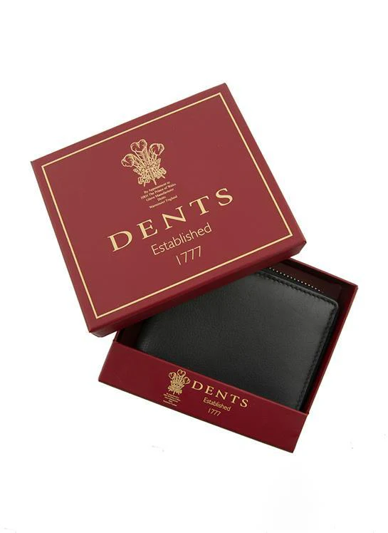 Men's Smooth Nappa Leather Zip-Round Wallet with RFID Blocking and Coin Purse - Image 3