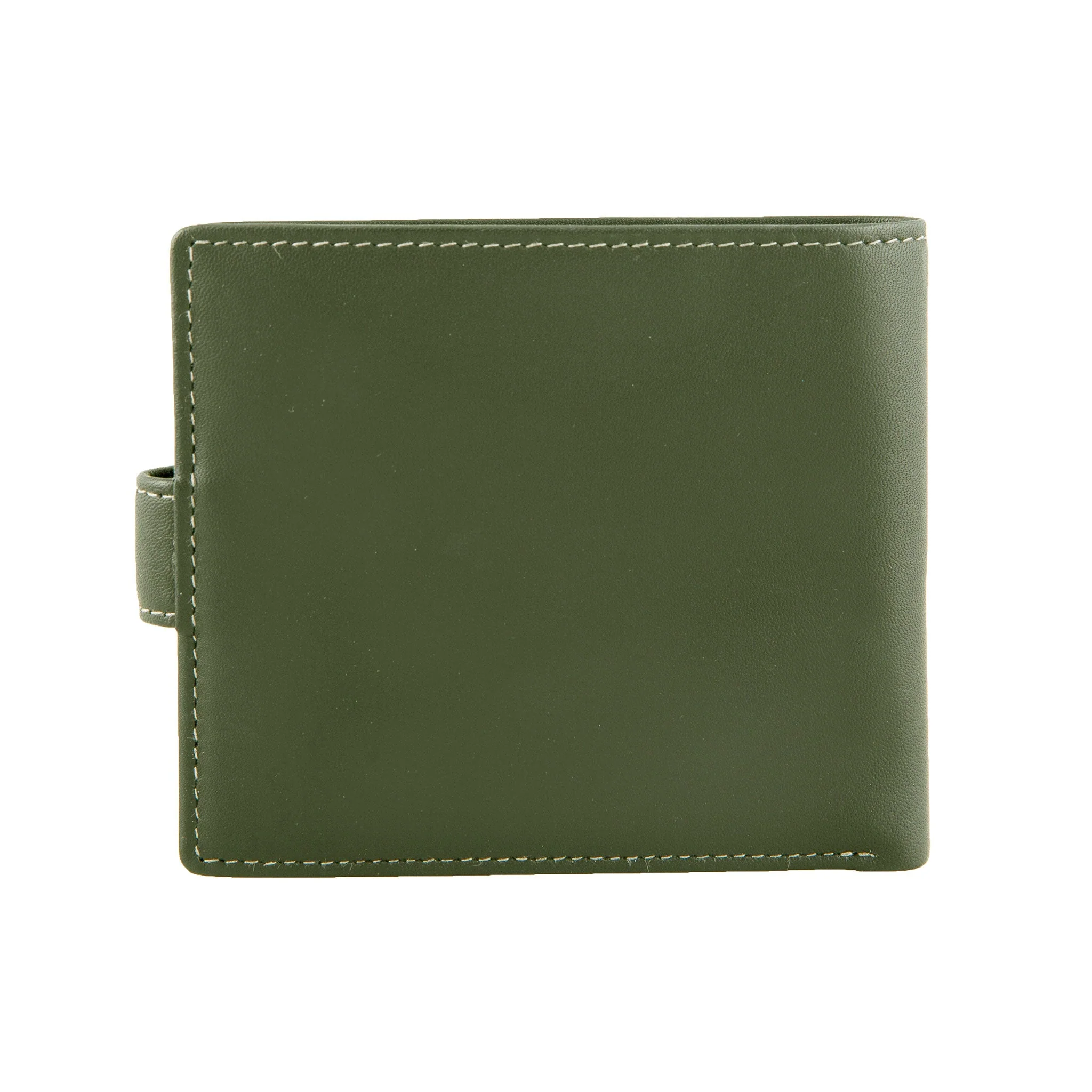 Men's Smooth Nappa Leather Bifold Wallet with RFID Blocking and Coin Purse - Image 10