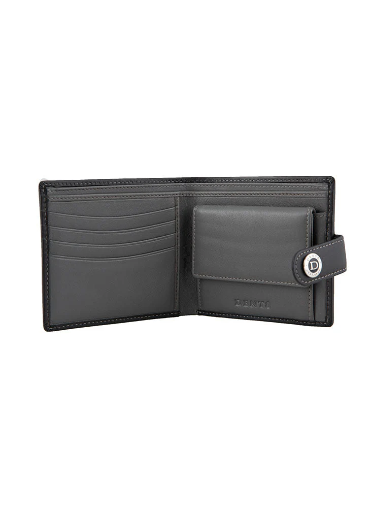 Men's Smooth Nappa Leather Bifold Wallet with RFID Blocking and Coin Purse - Image 14