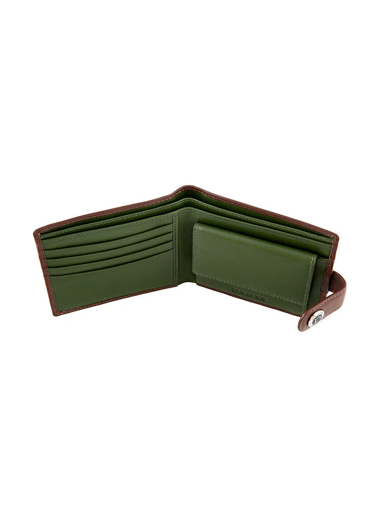 Men's Smooth Nappa Leather Bifold Wallet with RFID Blocking and Coin Purse - Image 3