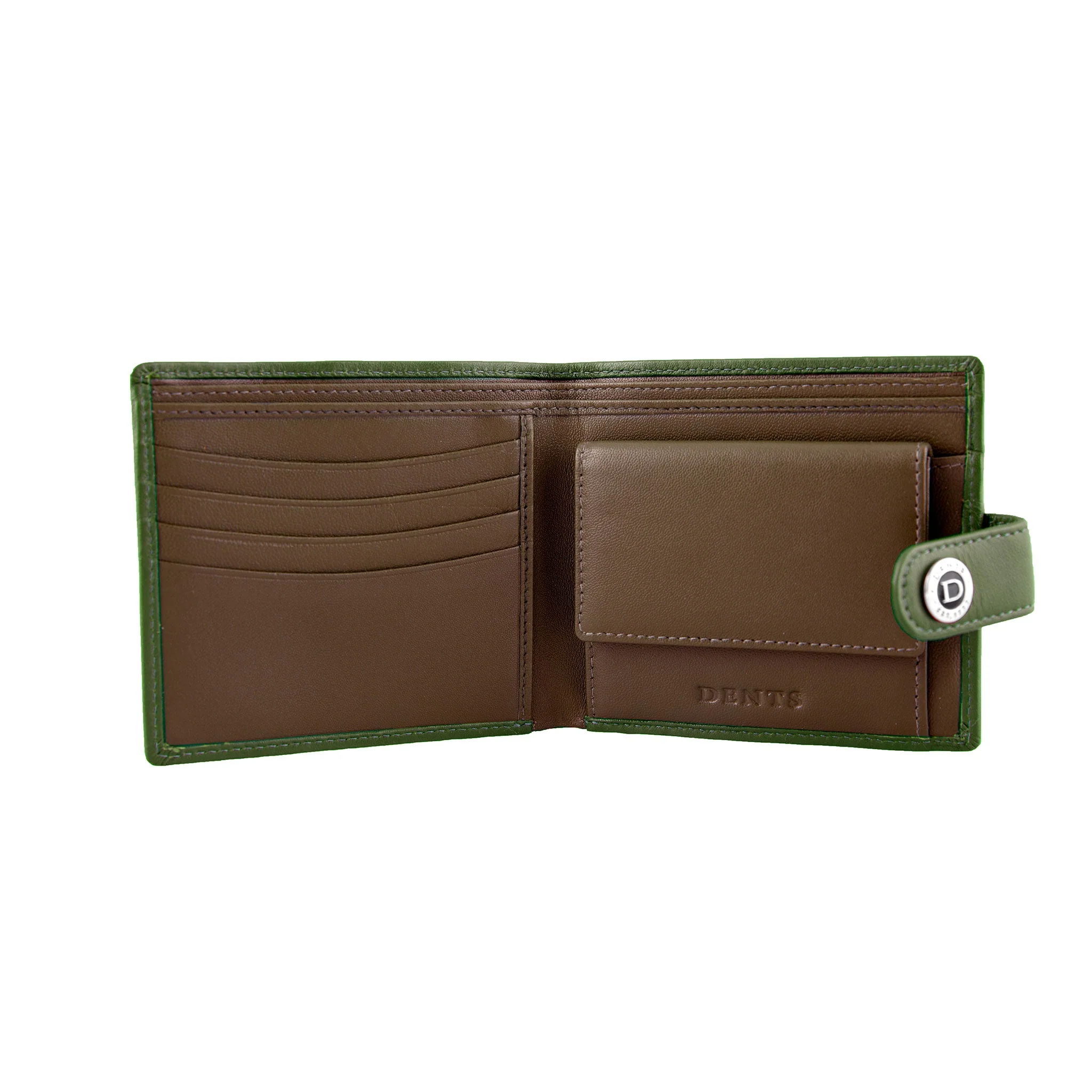 Men's Smooth Nappa Leather Bifold Wallet with RFID Blocking and Coin Purse - Image 8