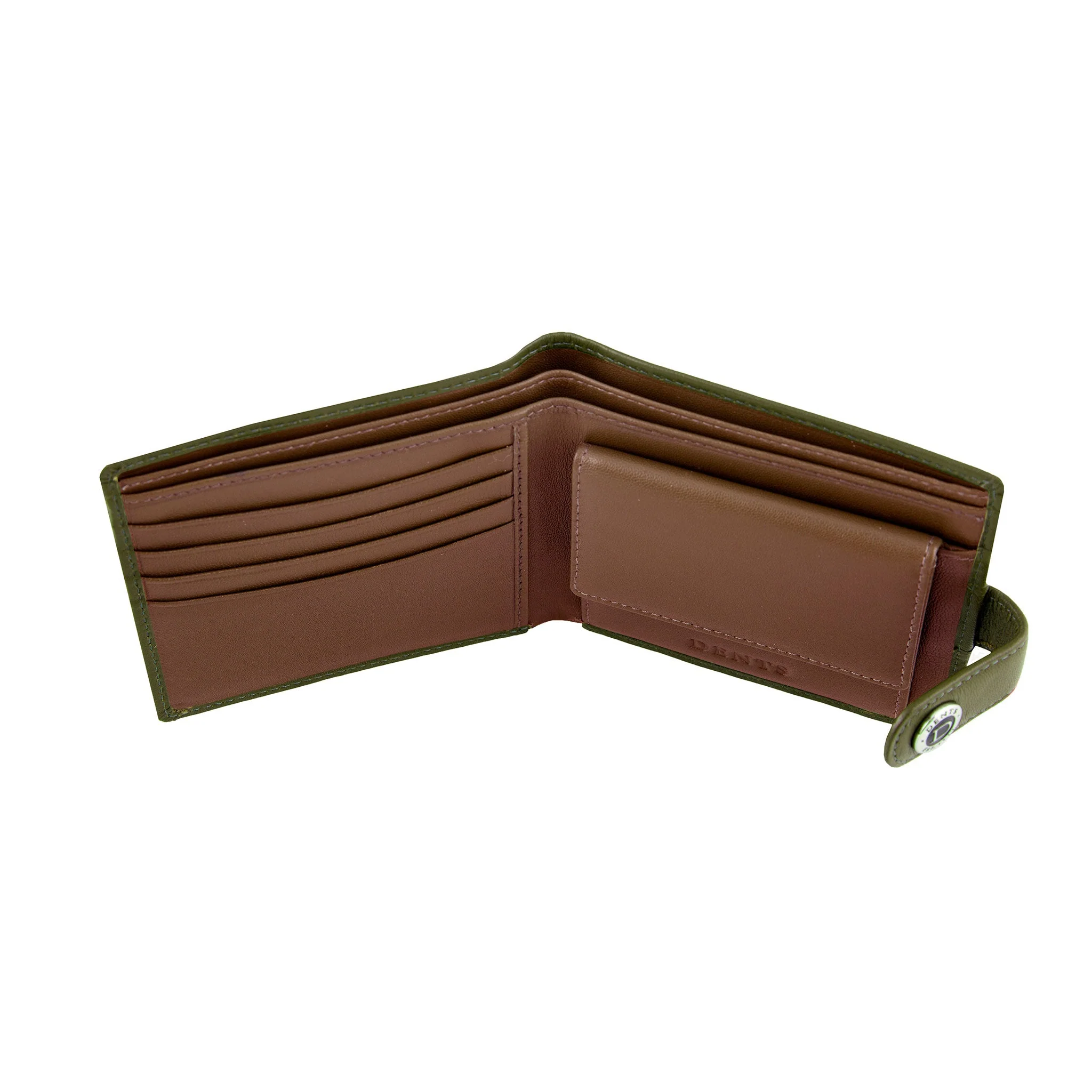 Men's Smooth Nappa Leather Bifold Wallet with RFID Blocking and Coin Purse - Image 9
