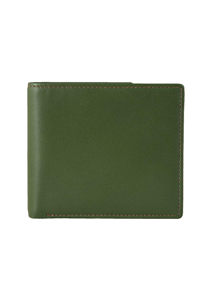 Men's Smooth Nappa Leather Bifold Wallet with RFID Blocking - Image 3