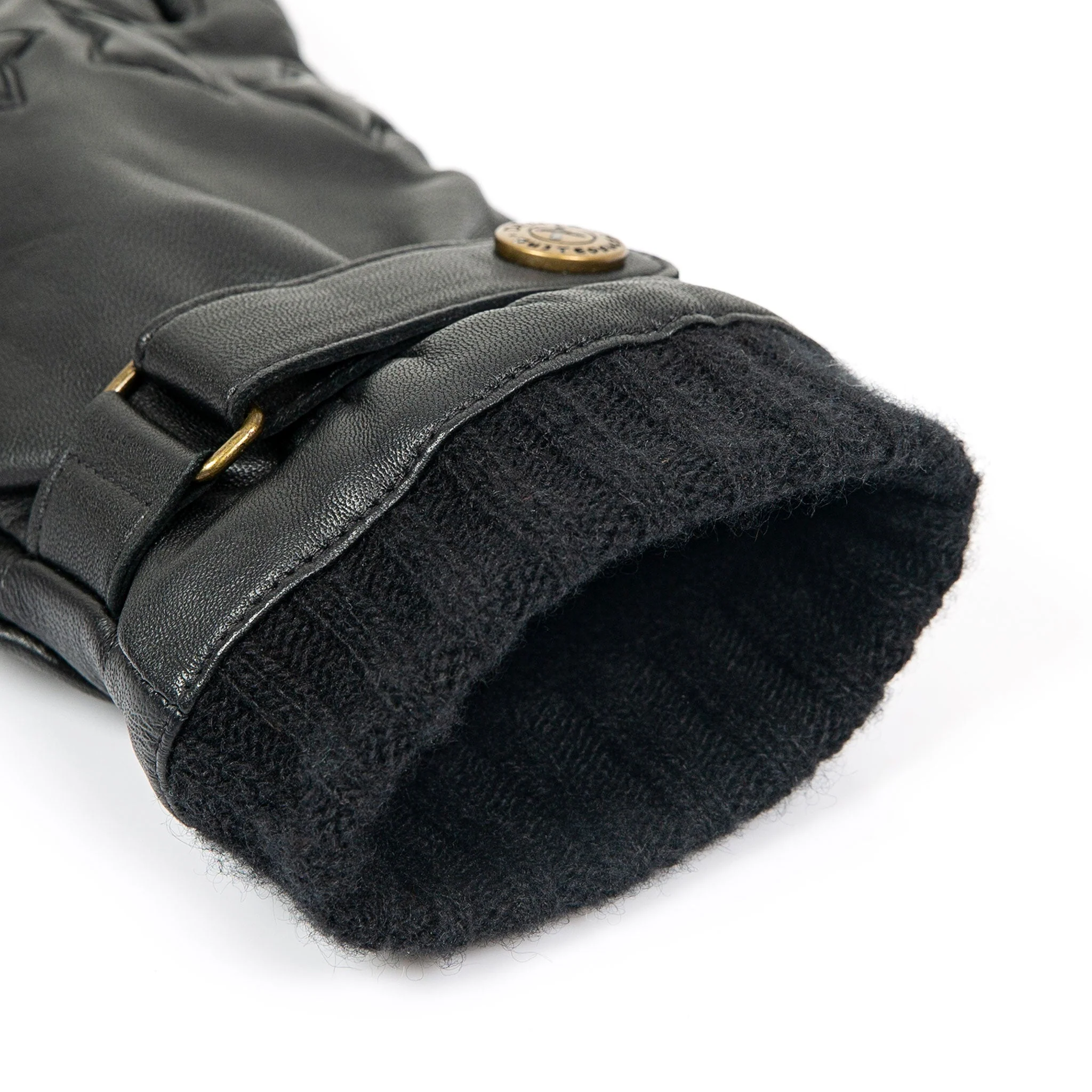 Men's The Suited Racer Touchscreen Cashmere-Lined Leather Driving Gloves - Image 11