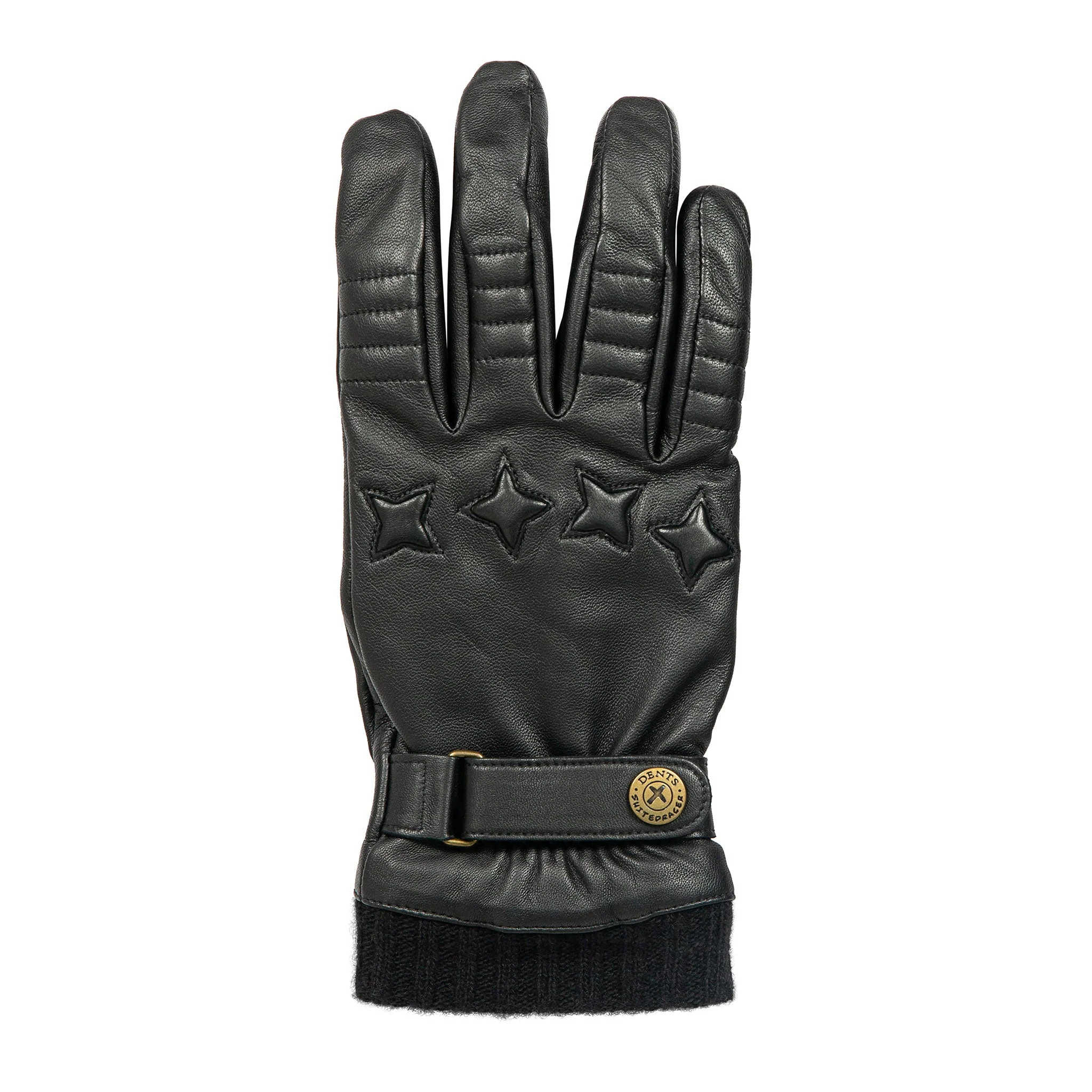 Men's The Suited Racer Touchscreen Cashmere-Lined Leather Driving Gloves - Image 5