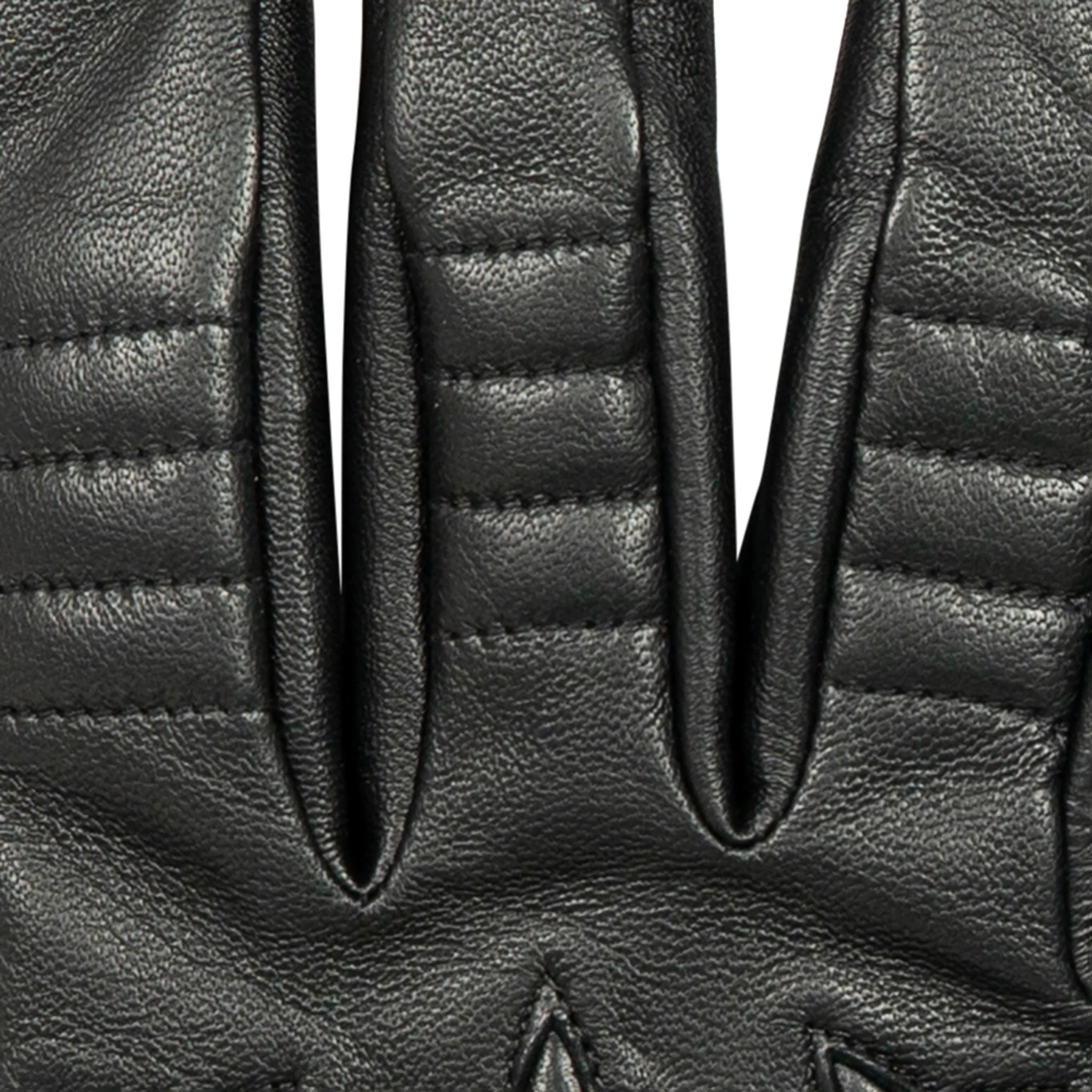 Men's The Suited Racer Touchscreen Cashmere-Lined Leather Driving Gloves - Image 9