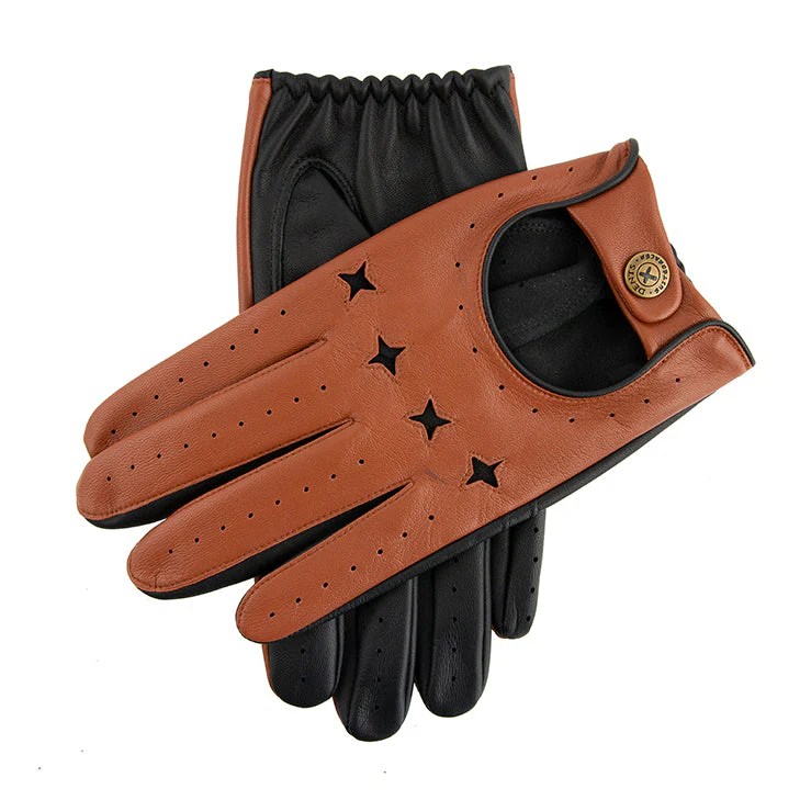 Men's The Suited Racer Touchscreen Leather Driving Gloves - Image 11