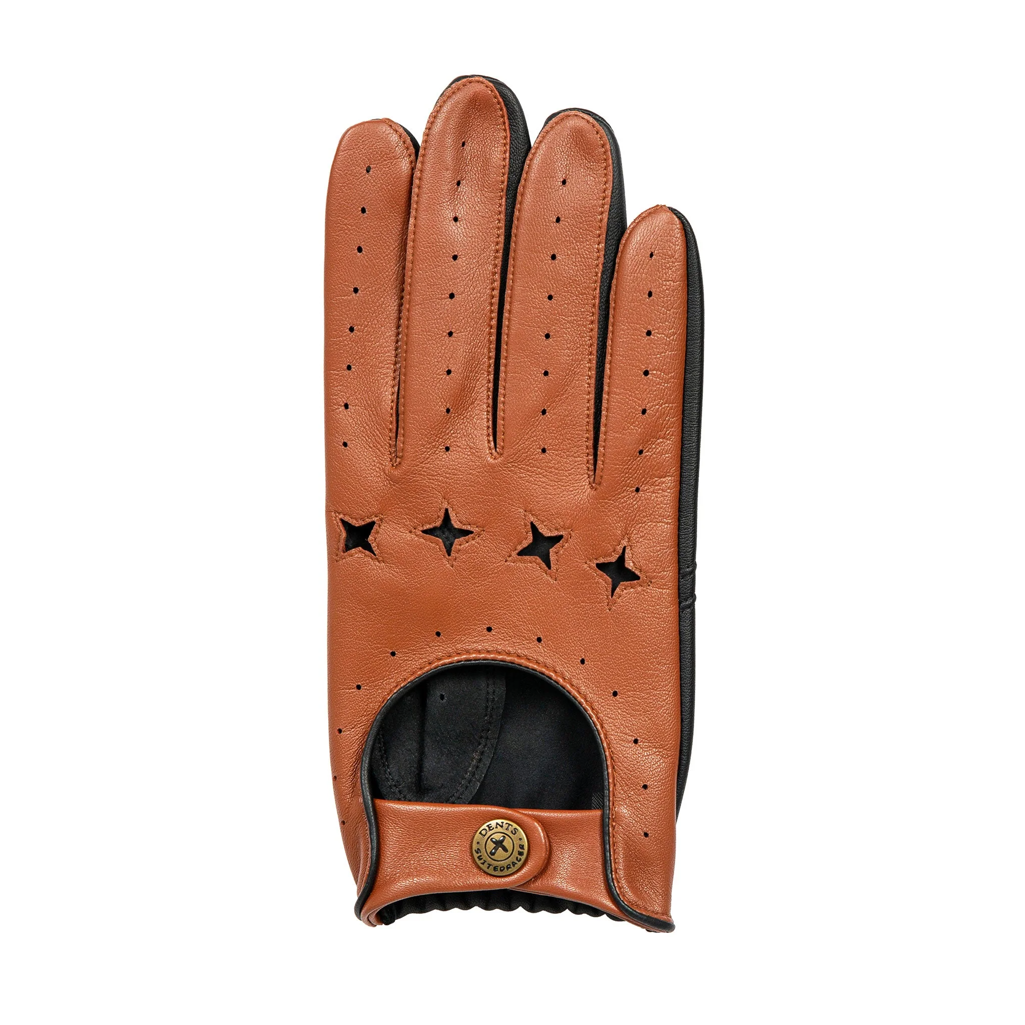 Men's The Suited Racer Touchscreen Leather Driving Gloves - Image 13