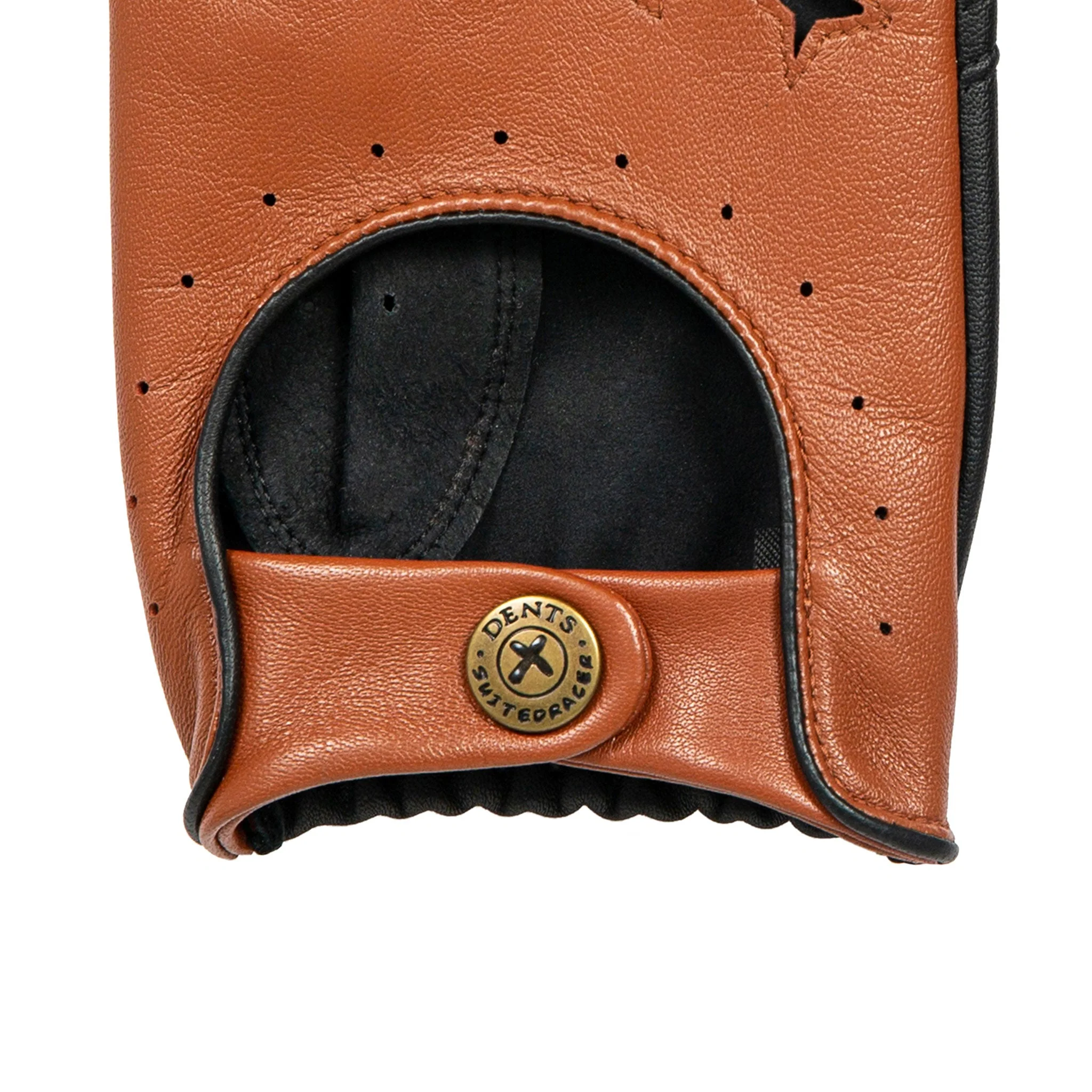 Men's The Suited Racer Touchscreen Leather Driving Gloves - Image 14