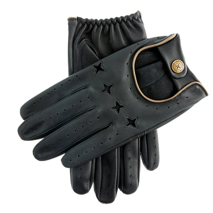 Men's The Suited Racer Touchscreen Leather Driving Gloves - Image 21