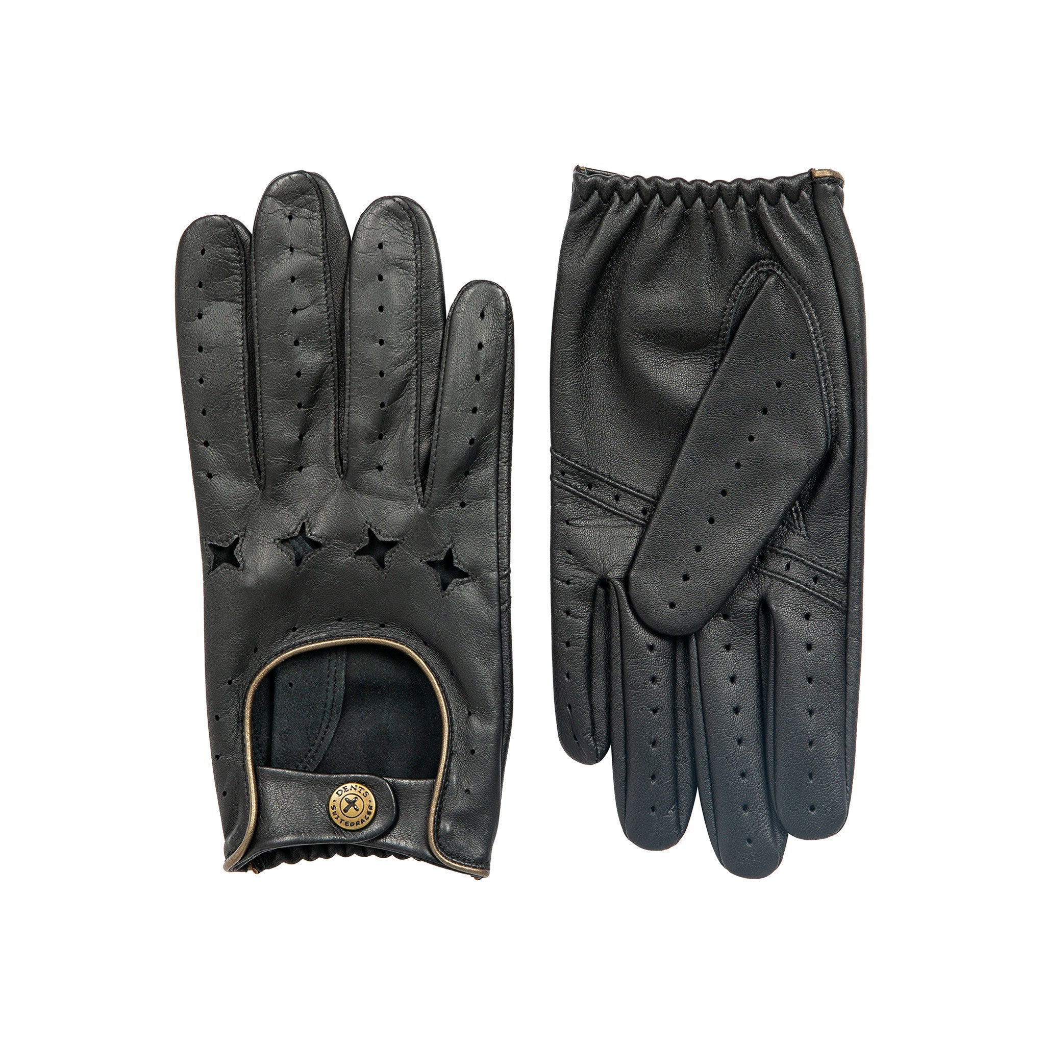 Men's The Suited Racer Touchscreen Leather Driving Gloves - Image 23