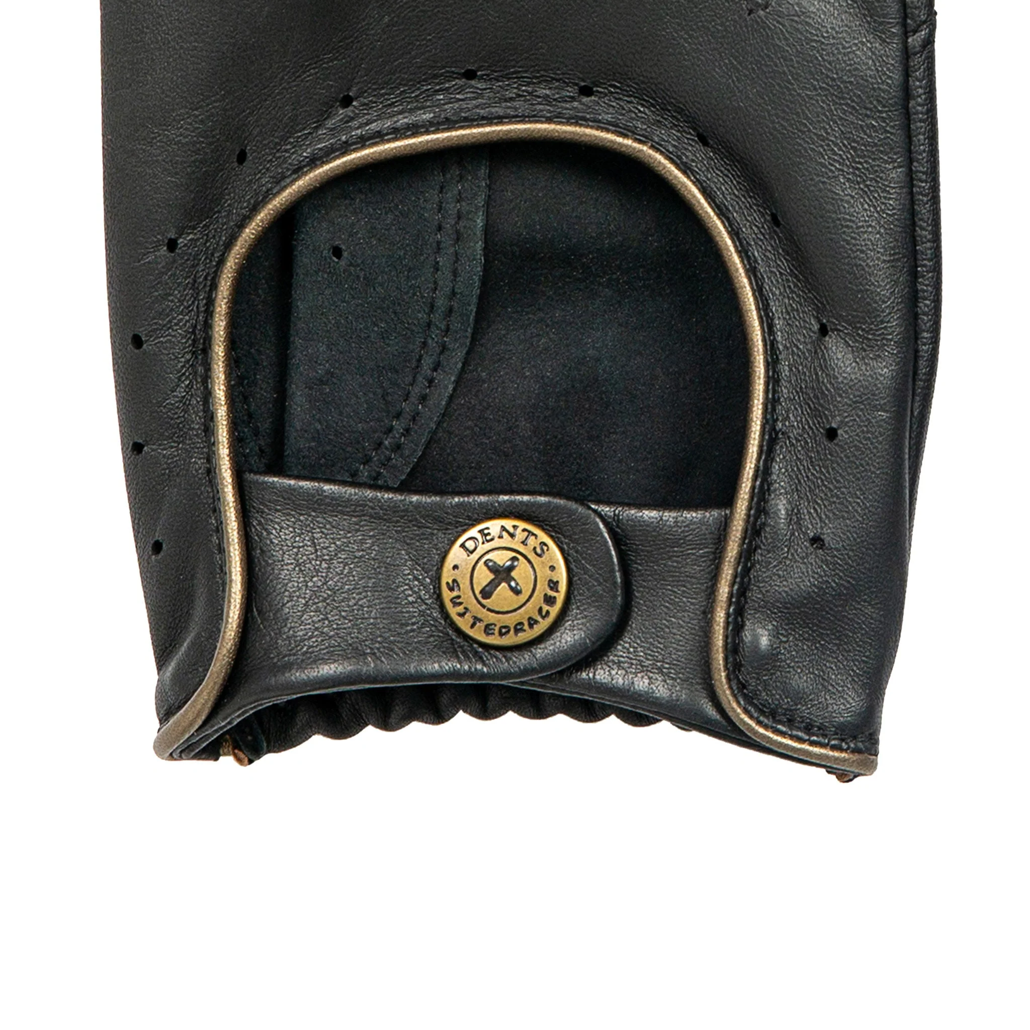 Men's The Suited Racer Touchscreen Leather Driving Gloves - Image 25