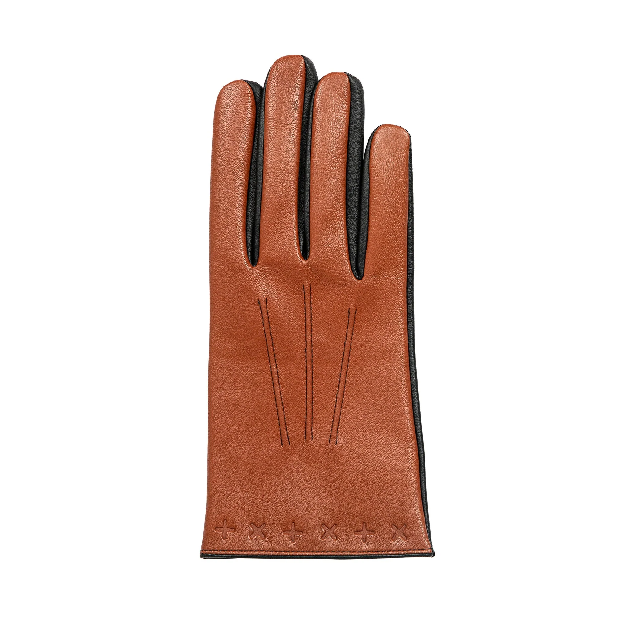 Men's The Suited Racer Touchscreen Three-Point Leather Gloves - Image 4