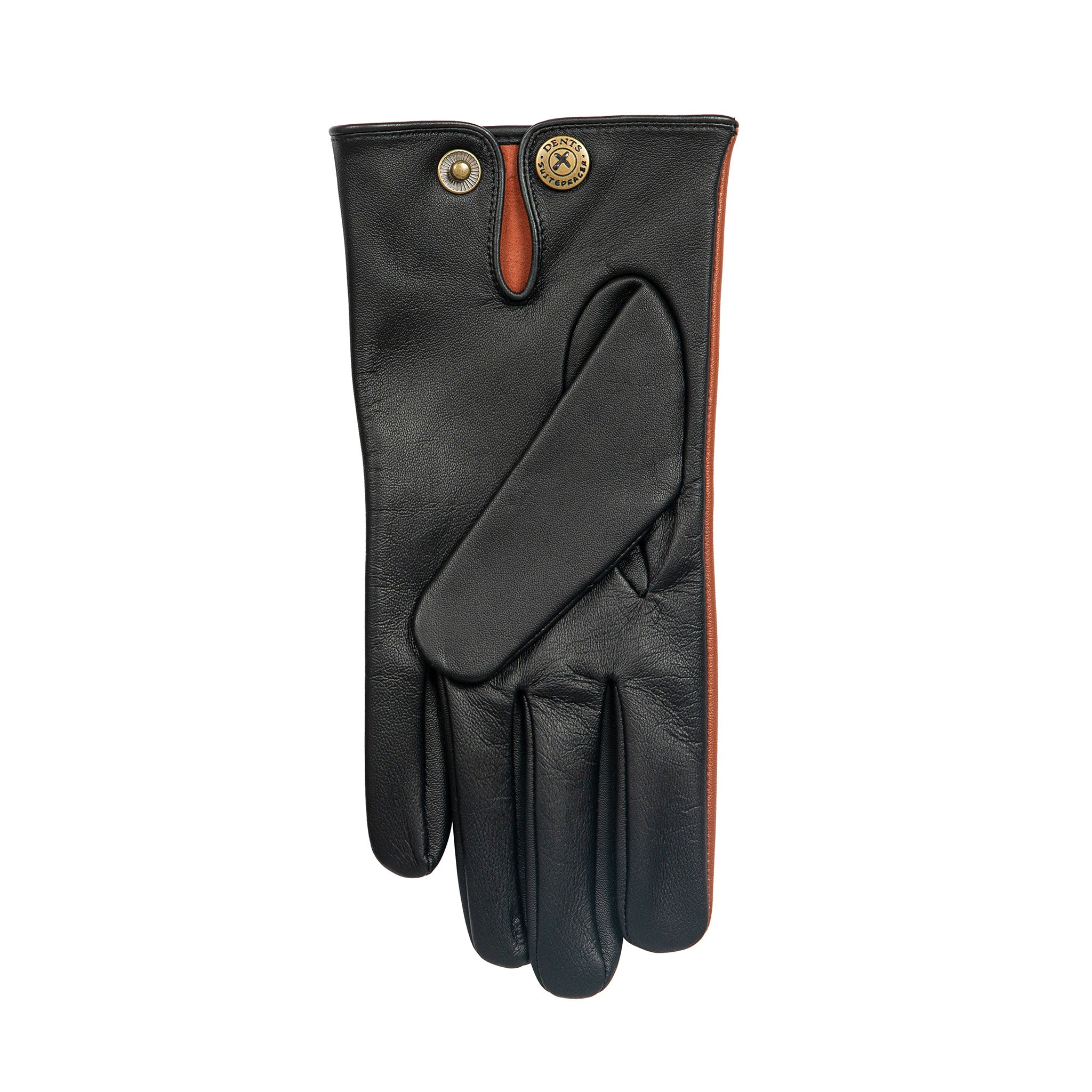 Men's The Suited Racer Touchscreen Three-Point Leather Gloves - Image 6