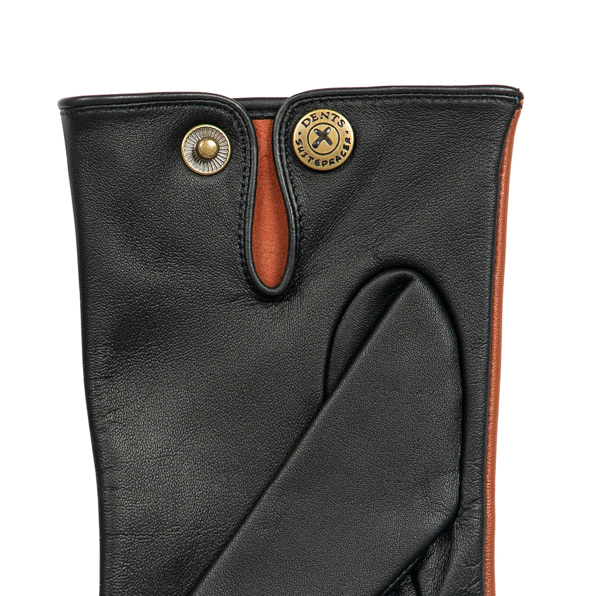 Men's The Suited Racer Touchscreen Three-Point Leather Gloves - Image 7
