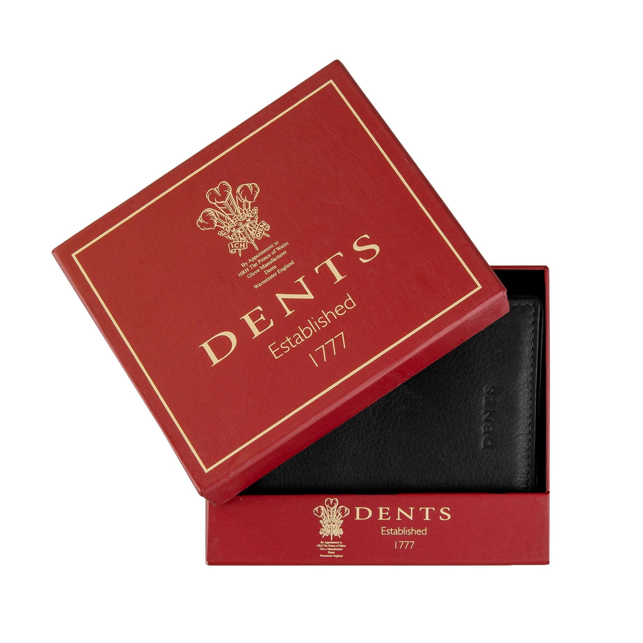 Men's Two-Colour Pebble Grain Leather Business Card Holder with RFID Blocking - Image 4