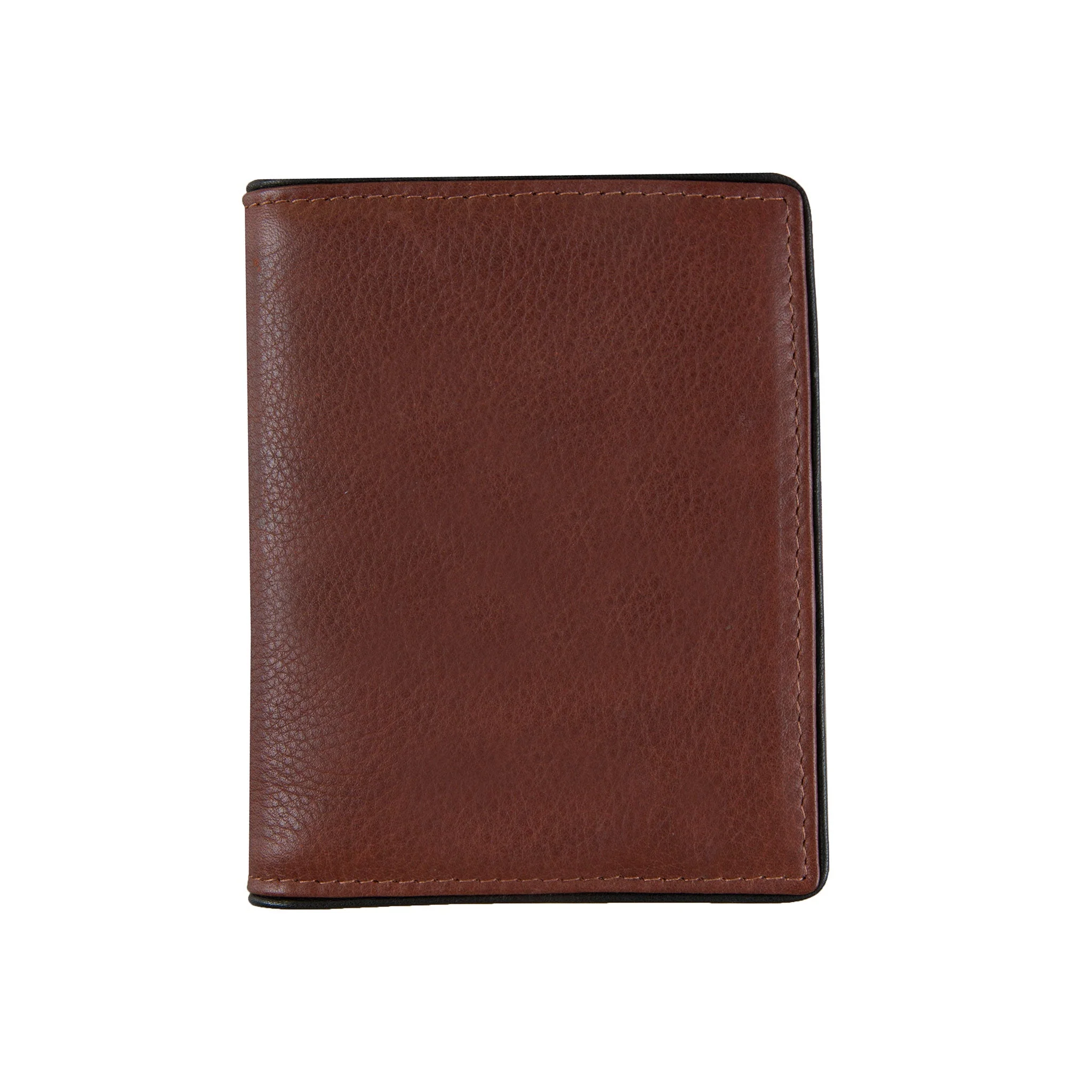 Men's Two-Colour Pebble Grain Leather Business Card Holder with RFID Blocking - Image 5