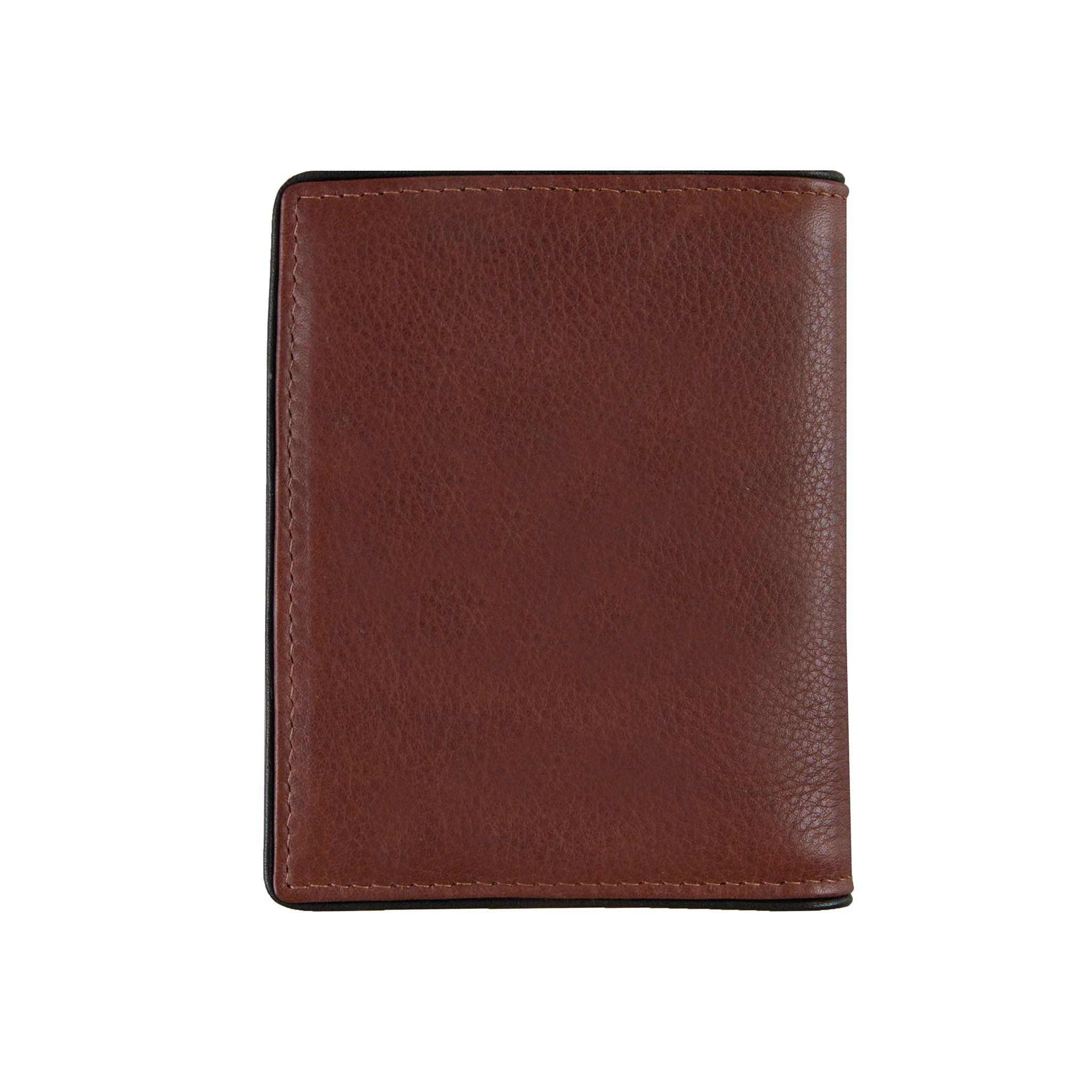 Men's Two-Colour Pebble Grain Leather Business Card Holder with RFID Blocking - Image 7