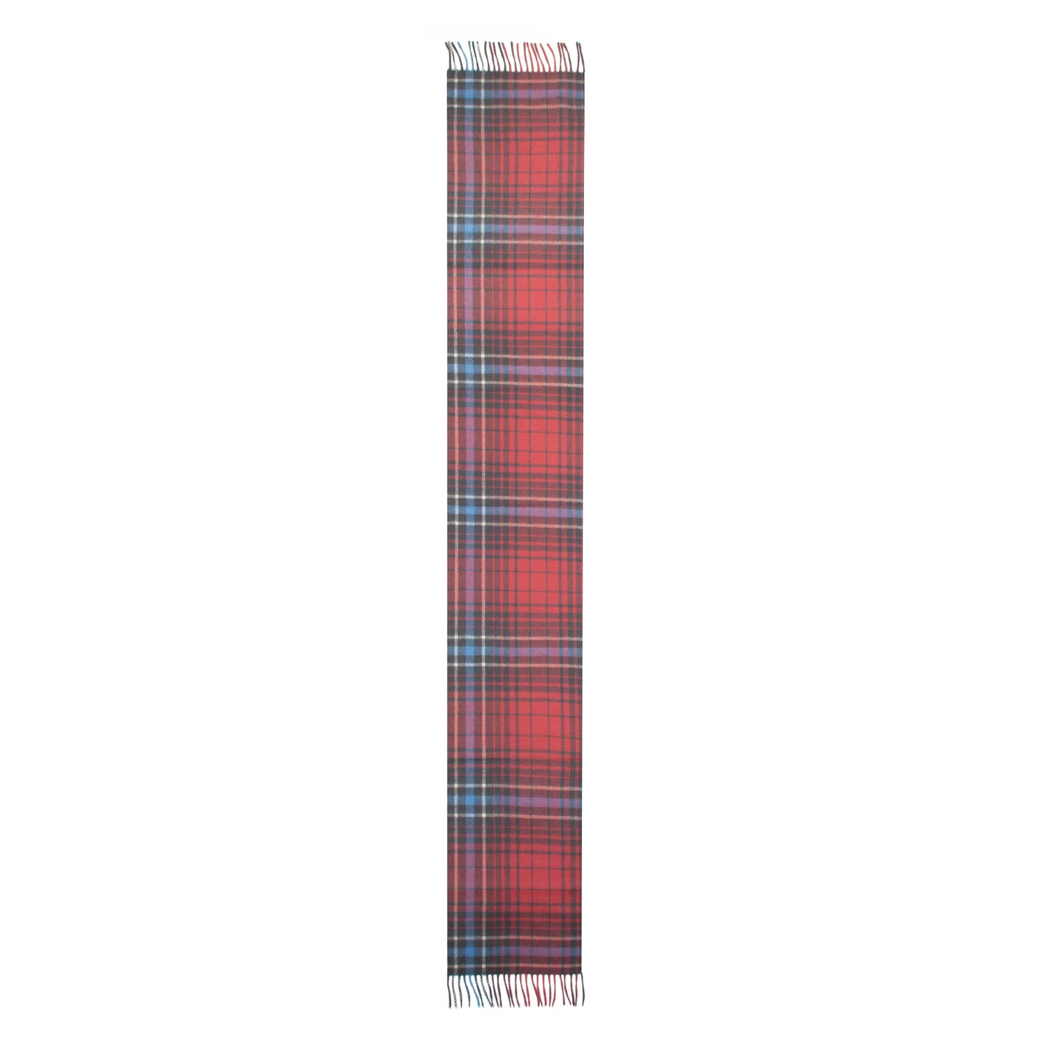 Heritage Plaid Check Cashmere Scarf with Tassels and Gift Box - Image 18
