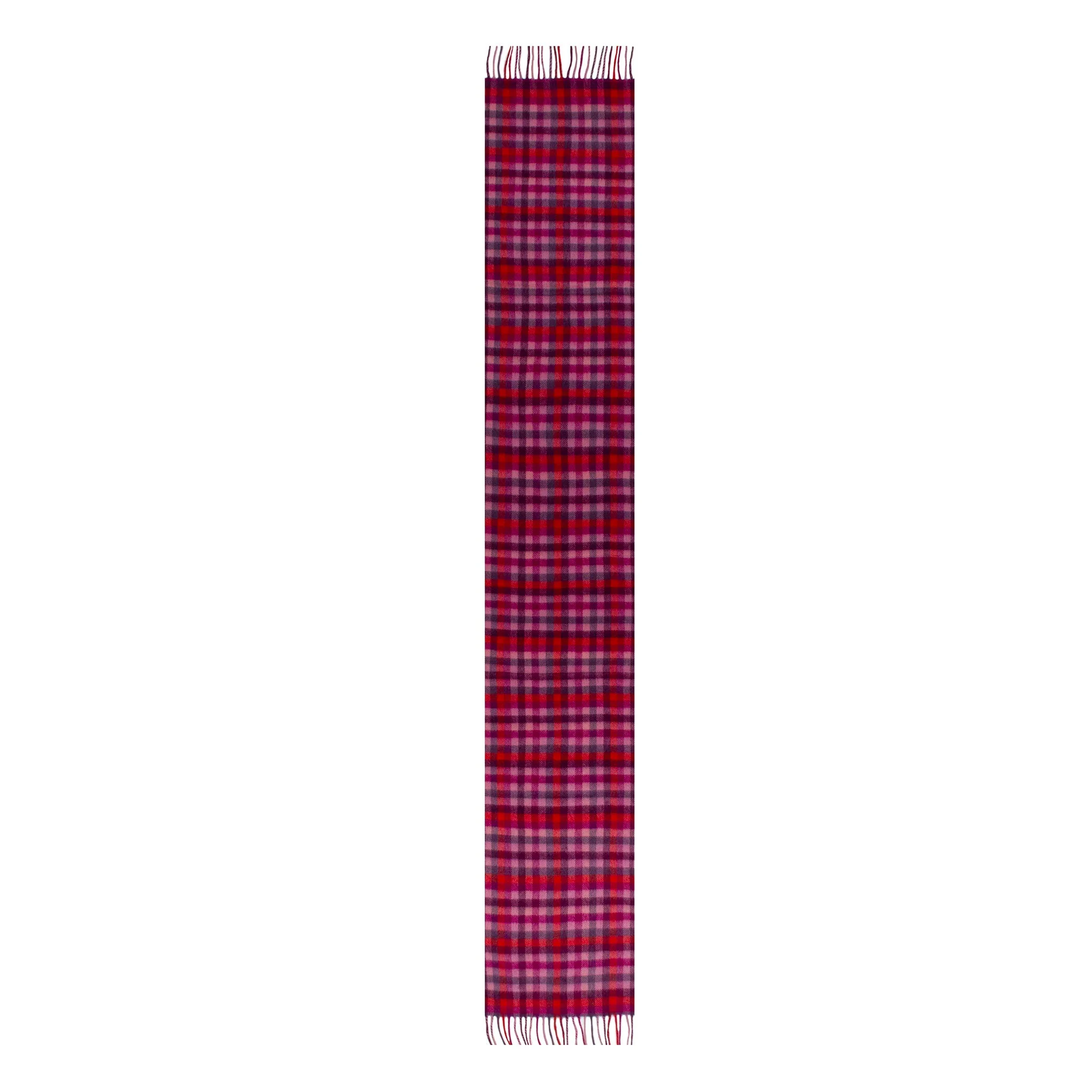 Heritage Plaid Check Cashmere Scarf with Tassels and Gift Box - Image 24