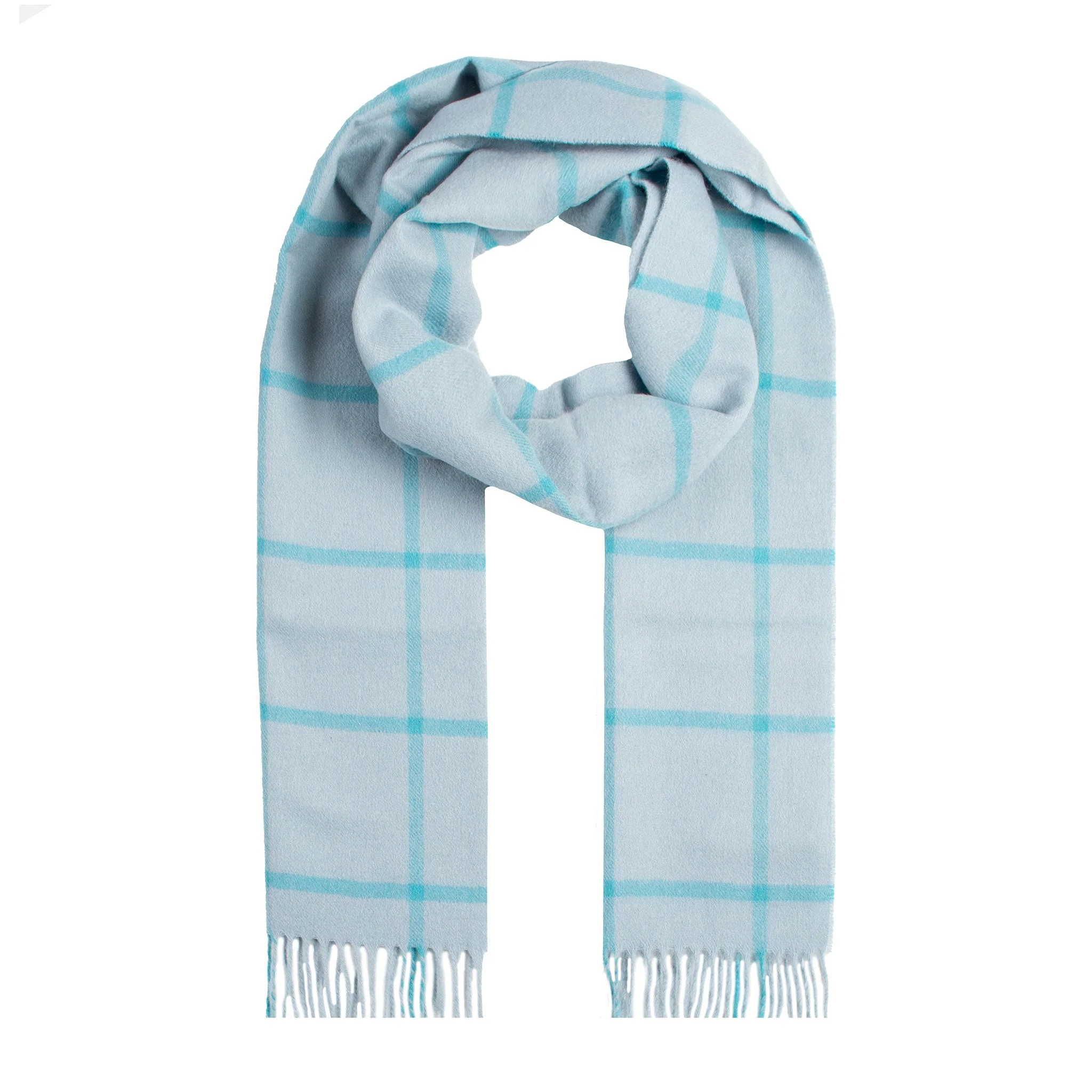 Heritage Plaid Check Cashmere Scarf with Tassels and Gift Box - Image 26