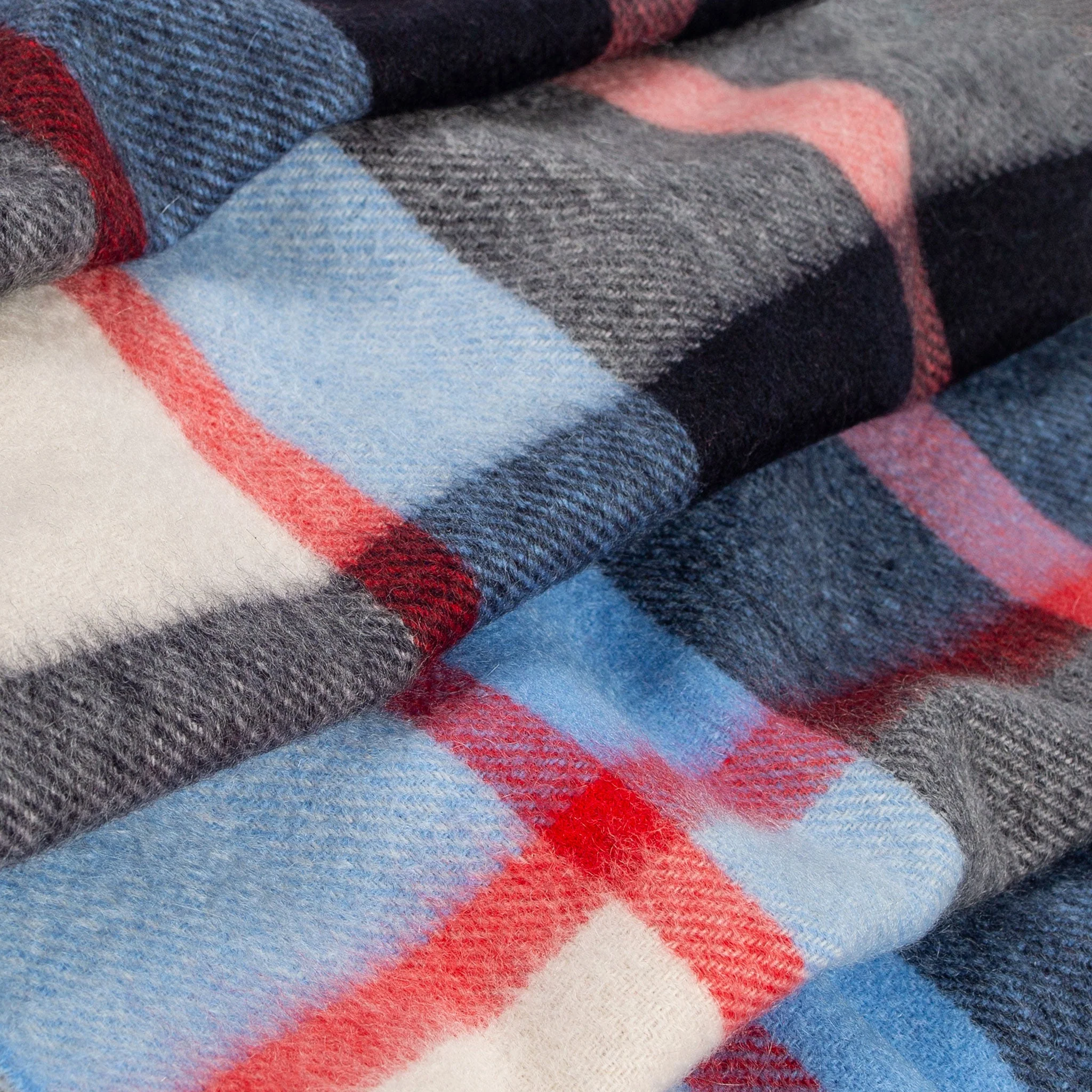 Heritage Plaid Check Cashmere Scarf with Tassels and Gift Box - Image 51